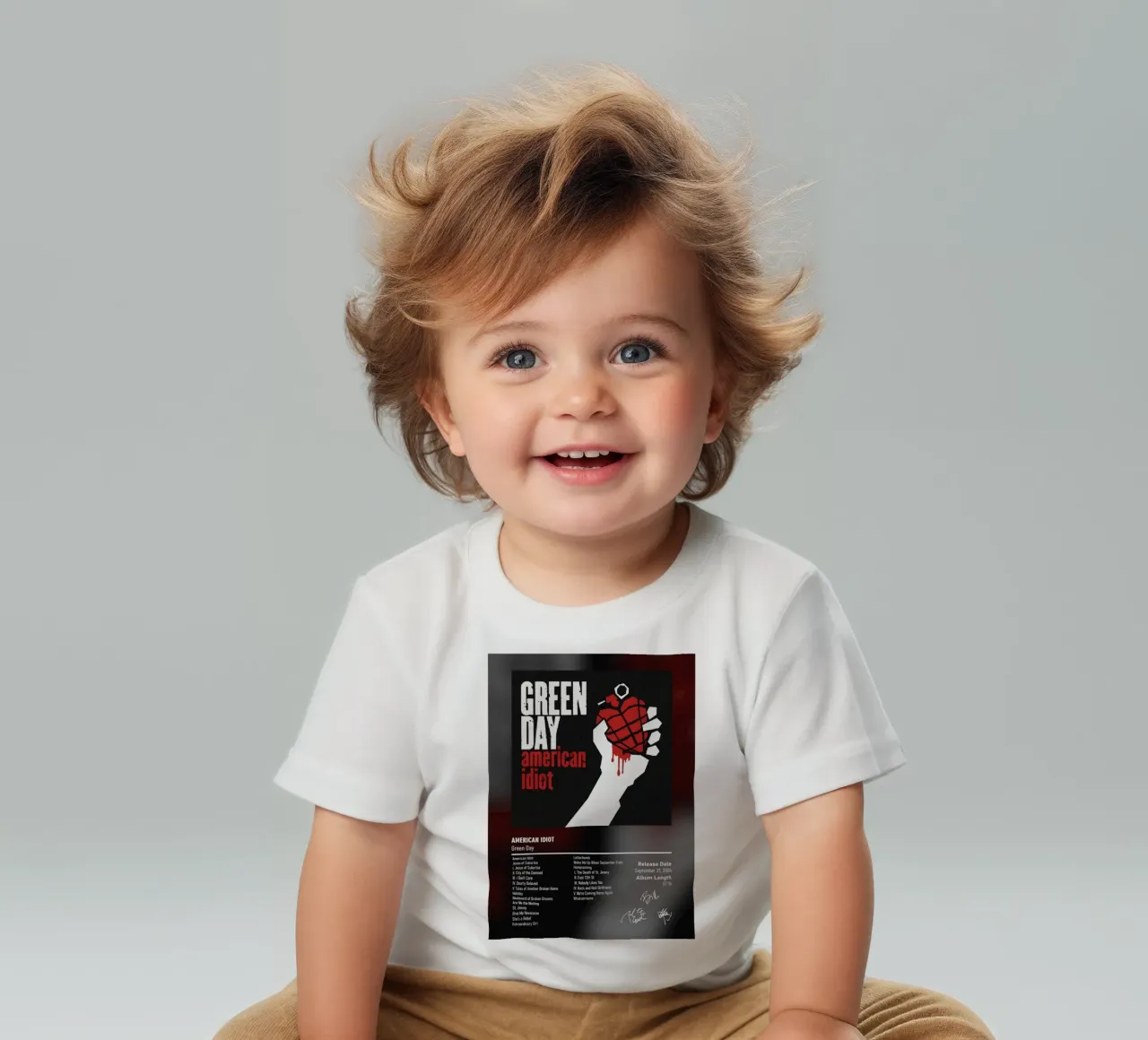 American Idiot By Green Day baby t-shirt van DGUnder