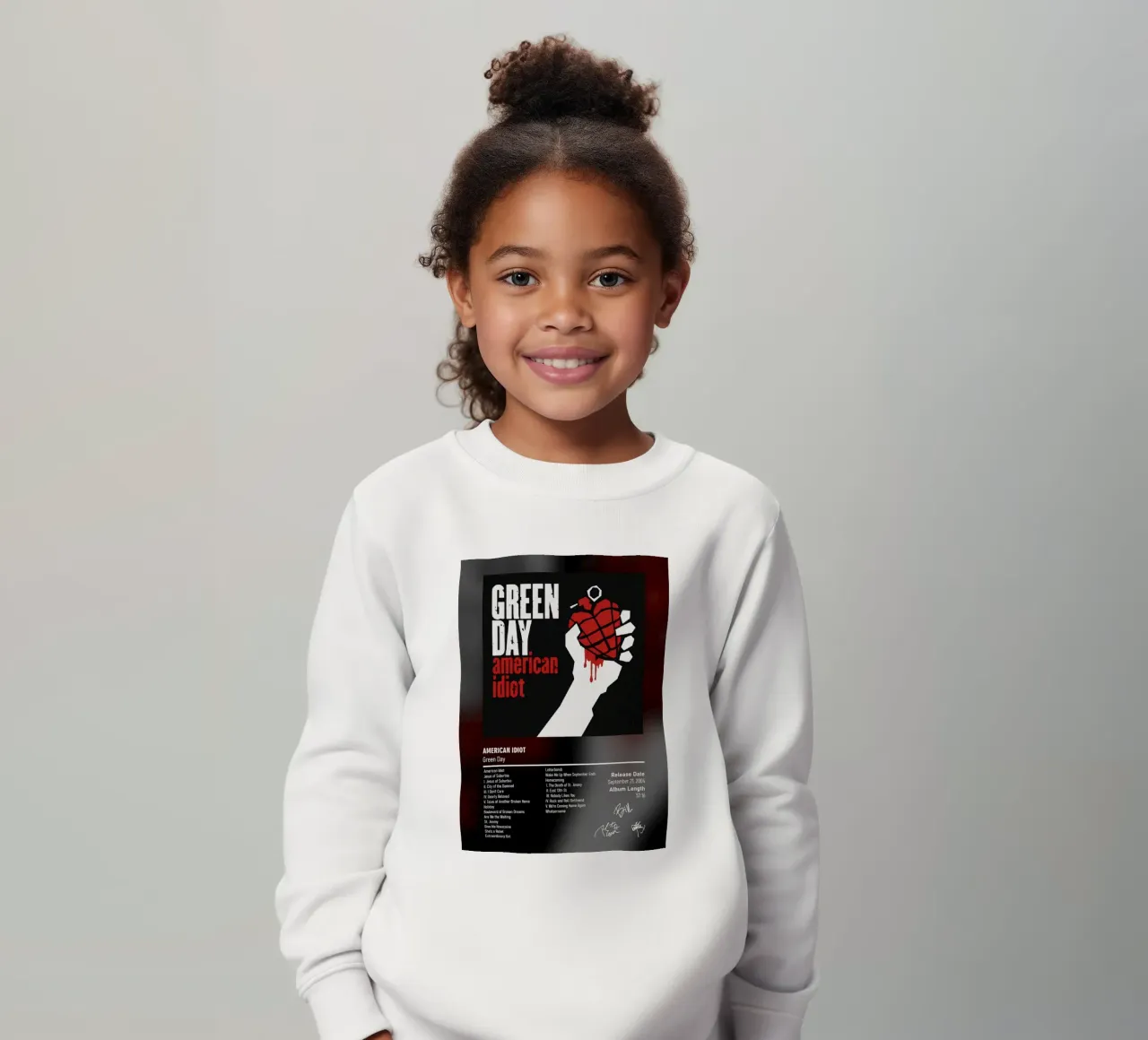 American Idiot By Green Day kids sweatshirt by DGUnder