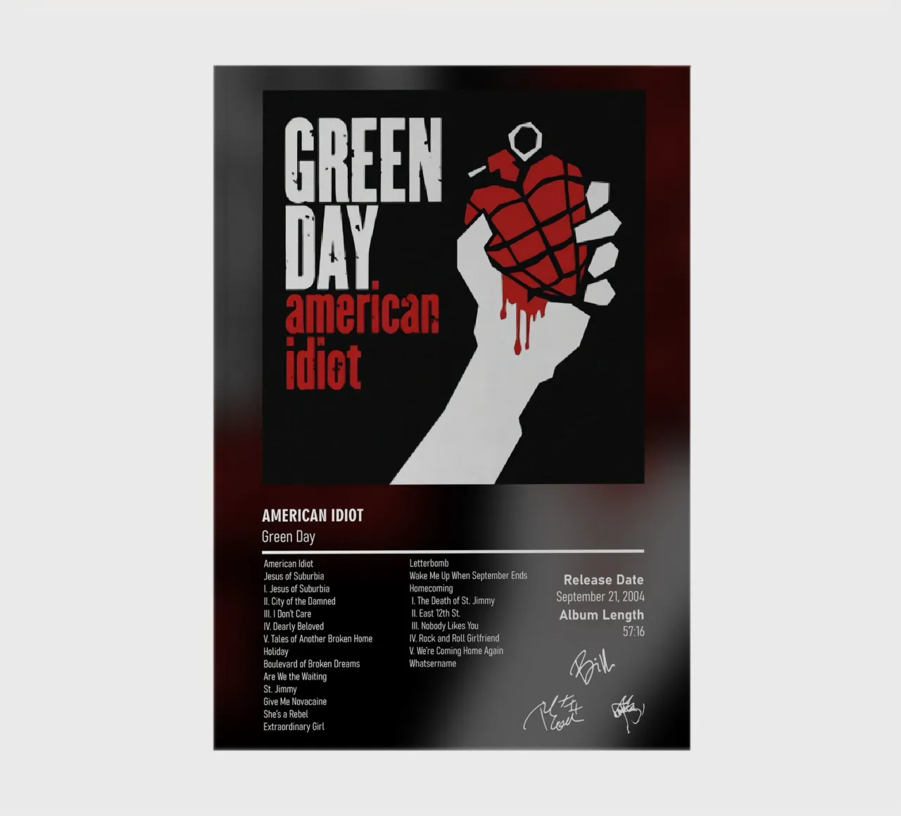 American Idiot By Green Day notitieboek van DGUnder