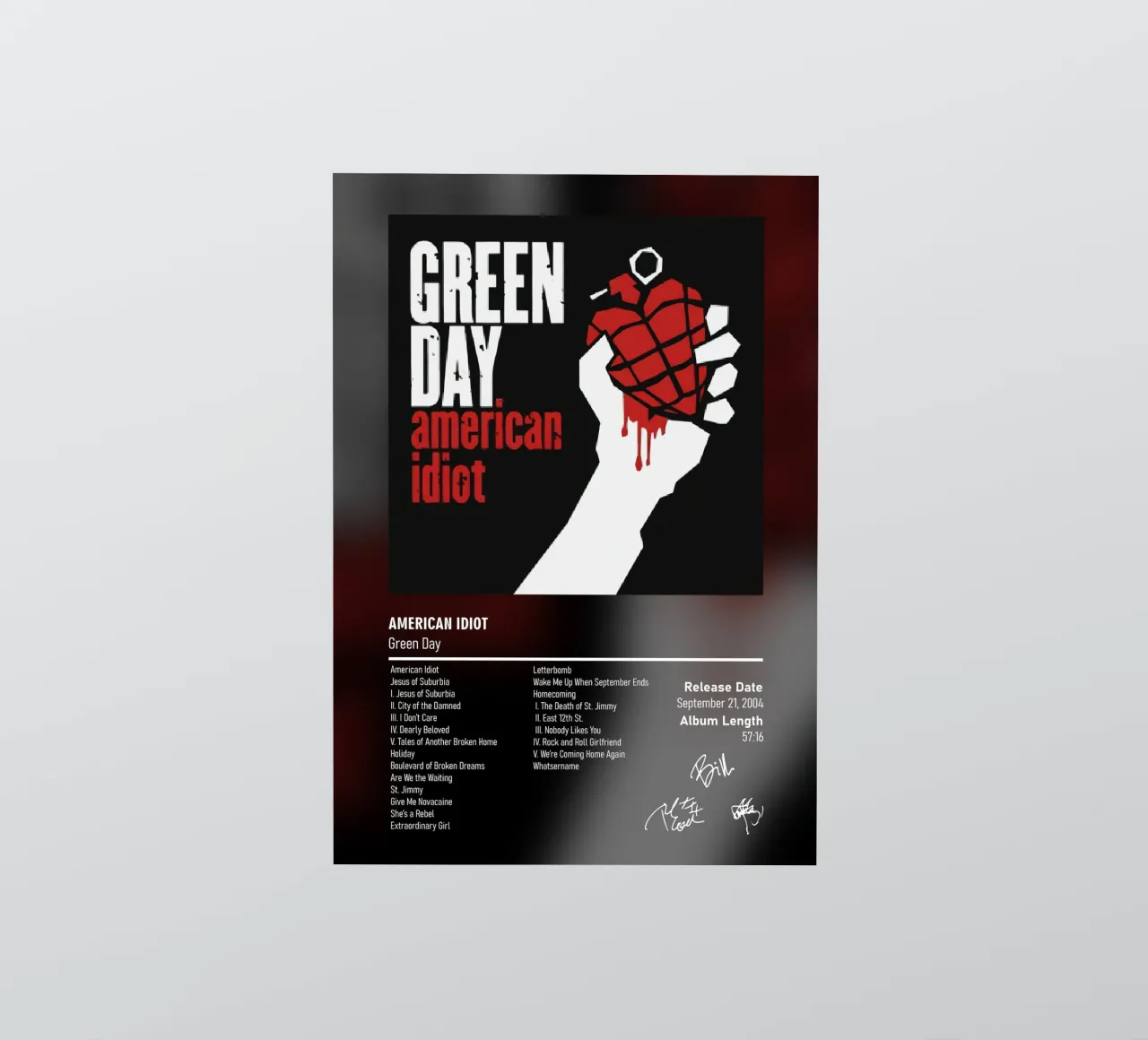 American Idiot By Green Day adesivo da DGUnder