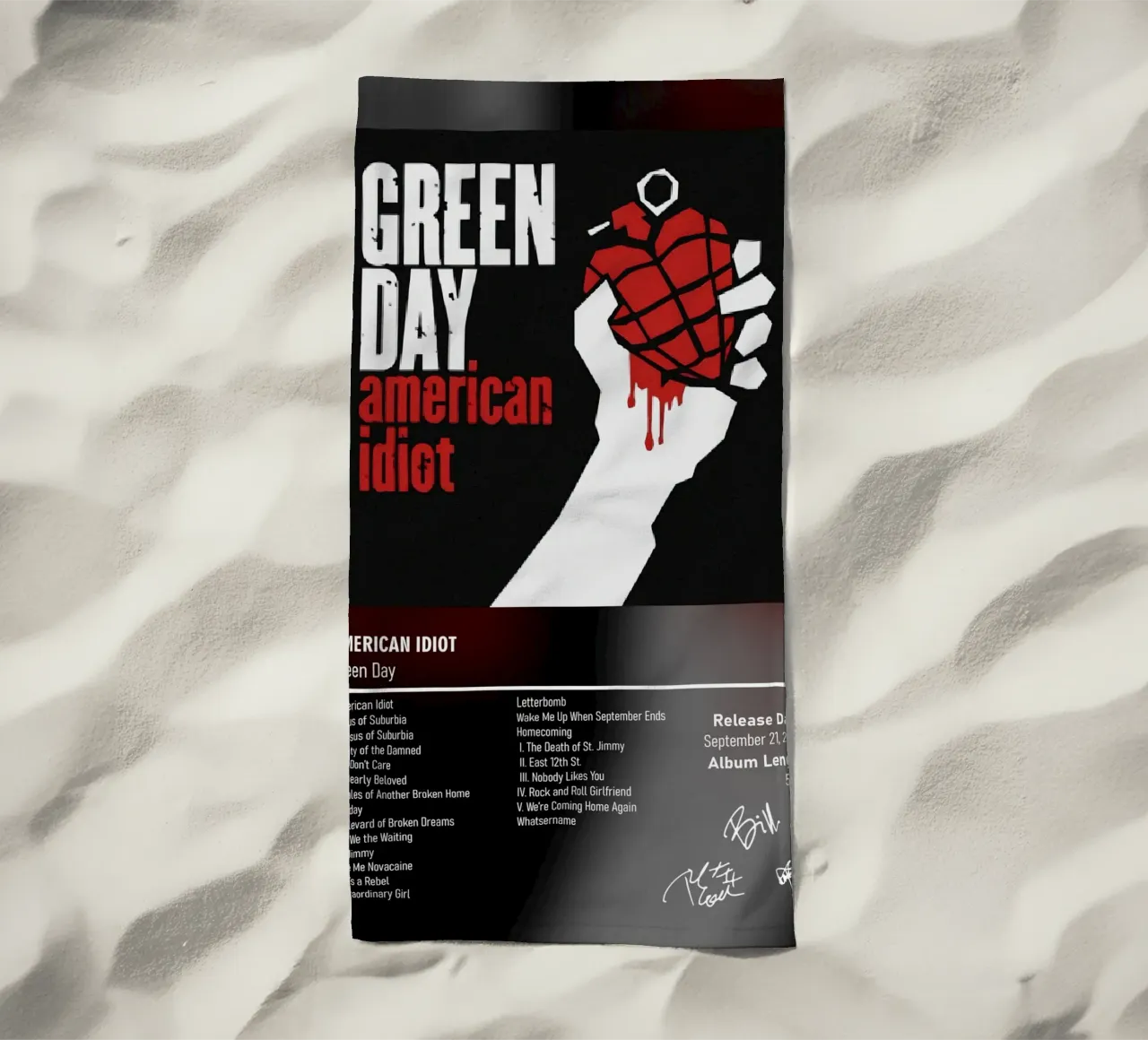 American Idiot By Green Day telo mare da DGUnder