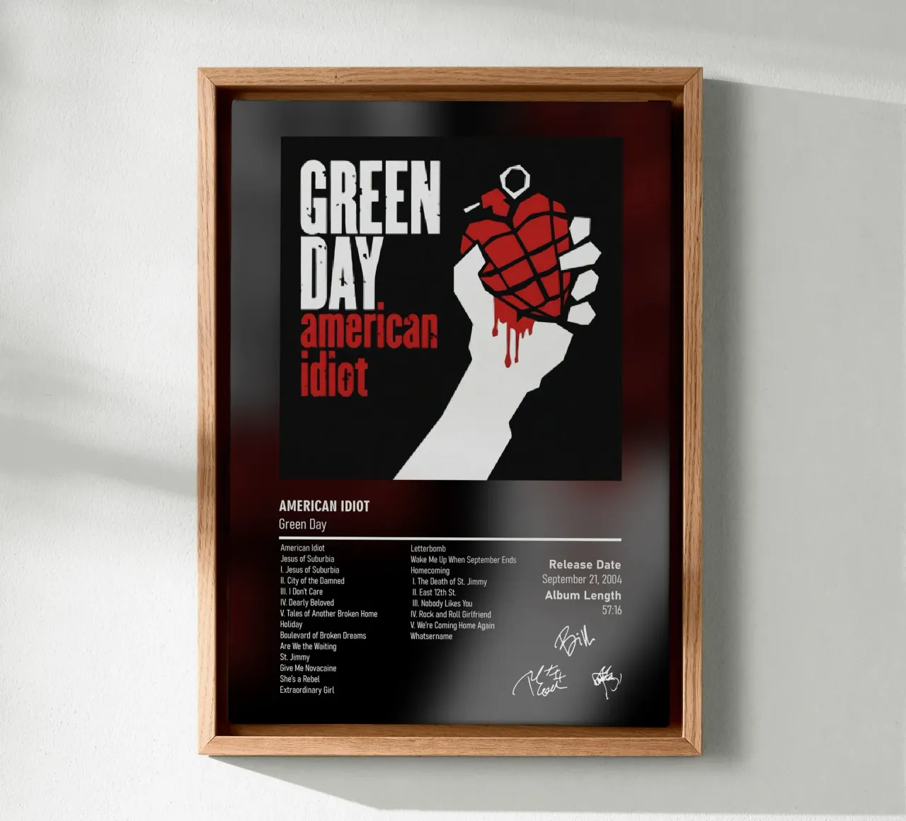 American Idiot By Green Day Leinwand von DGUnder