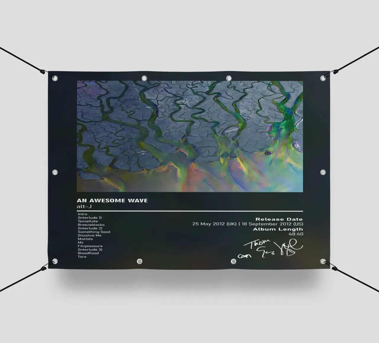 An Awesome Wave By alt-J telo in pvc da DGUnder