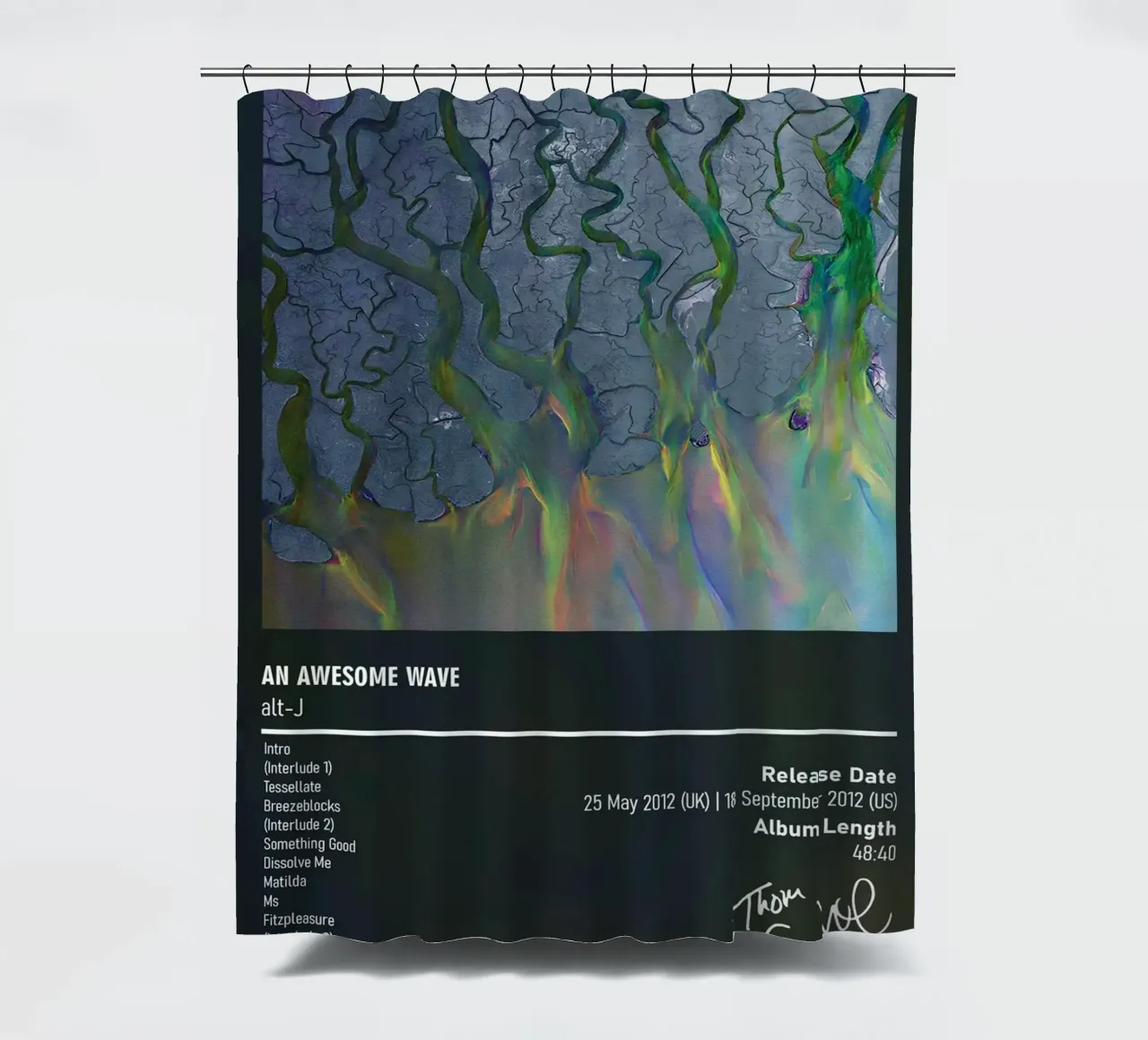 An Awesome Wave By alt-J tenda da doccia da DGUnder
