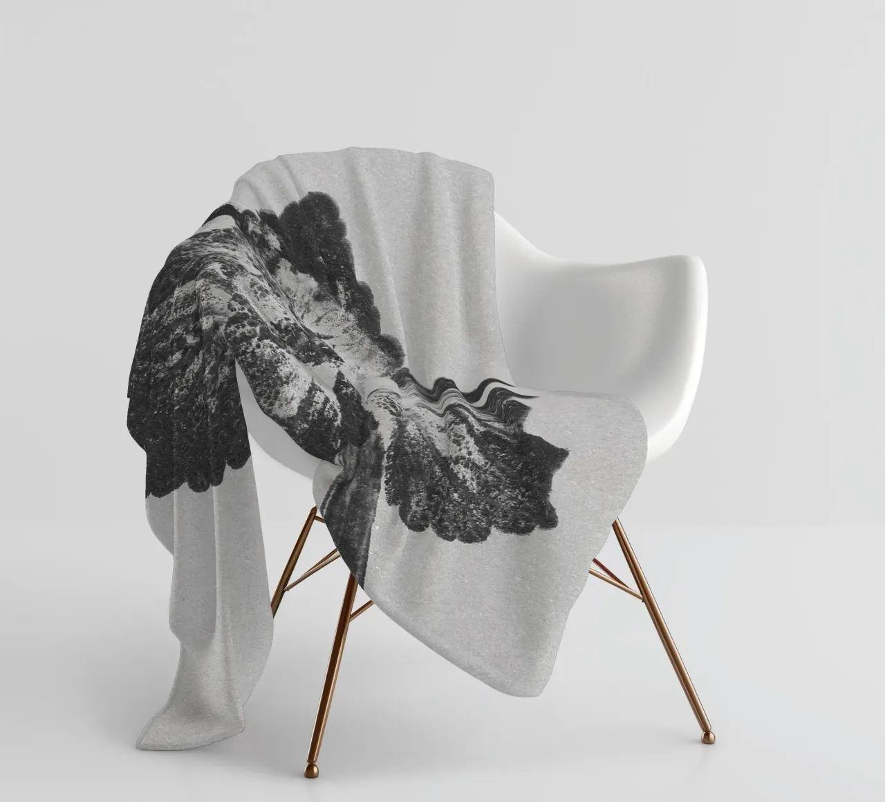 Impressioni botaniche | Lamium purpureum v4 coperta in pile da Ivona Maris