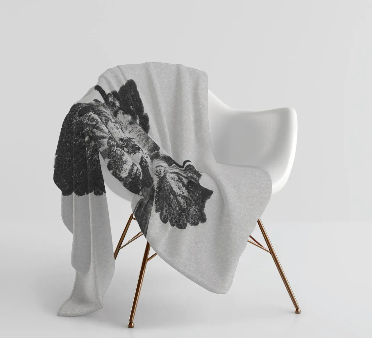 Impressioni botaniche | Lamium purpureum v4 coperta in pile da Ivona Maris