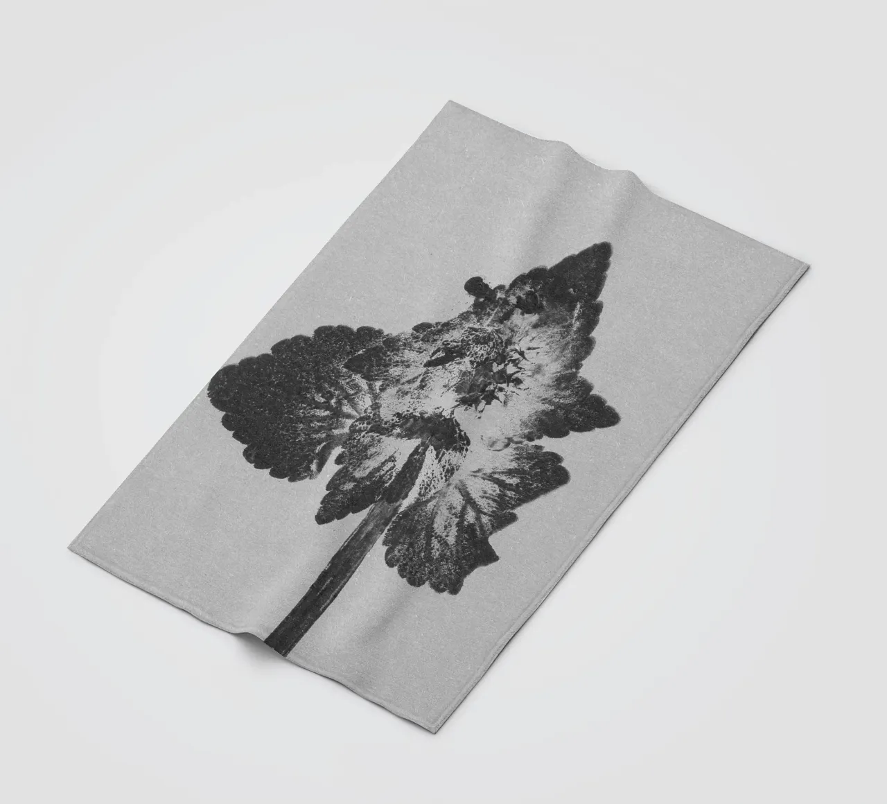 Impressioni botaniche | Lamium purpureum v4 coperta in pile da Ivona Maris