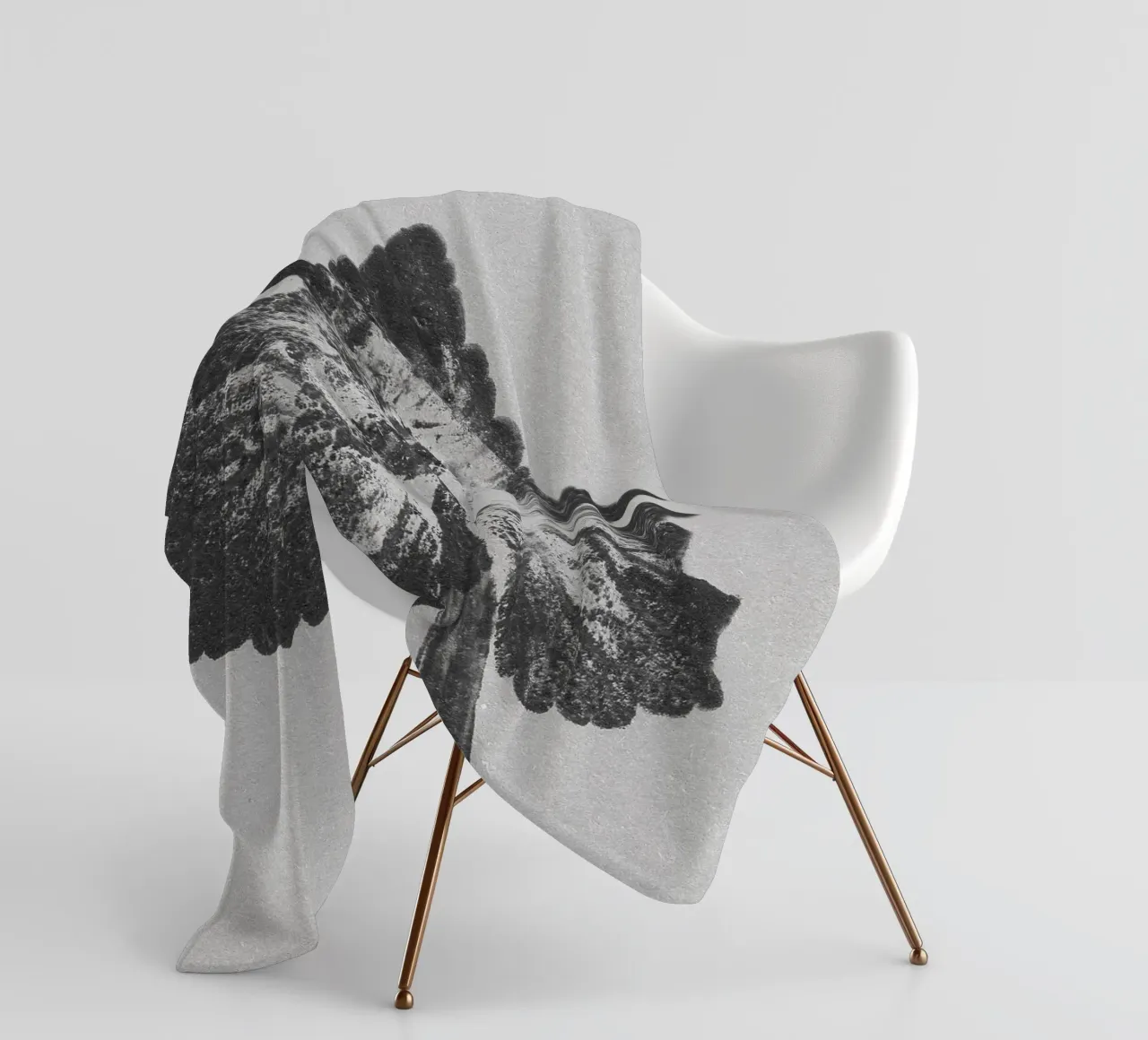 Impressioni botaniche | Lamium purpureum v4 coperta in pile da Ivona Maris