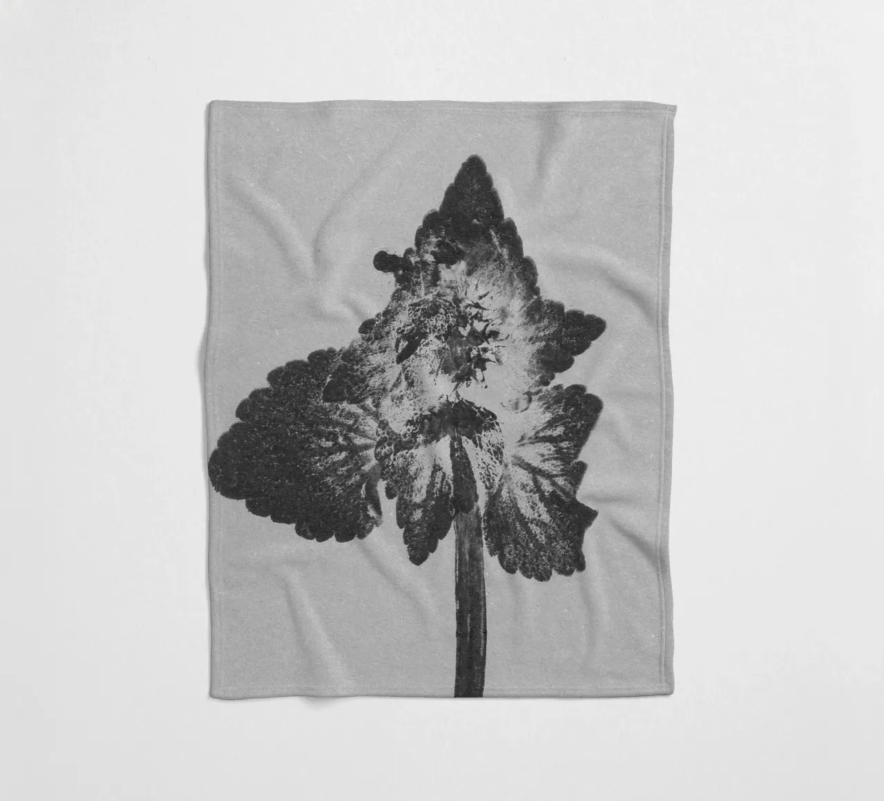 Impressioni botaniche | Lamium purpureum v4 coperta in pile da Ivona Maris