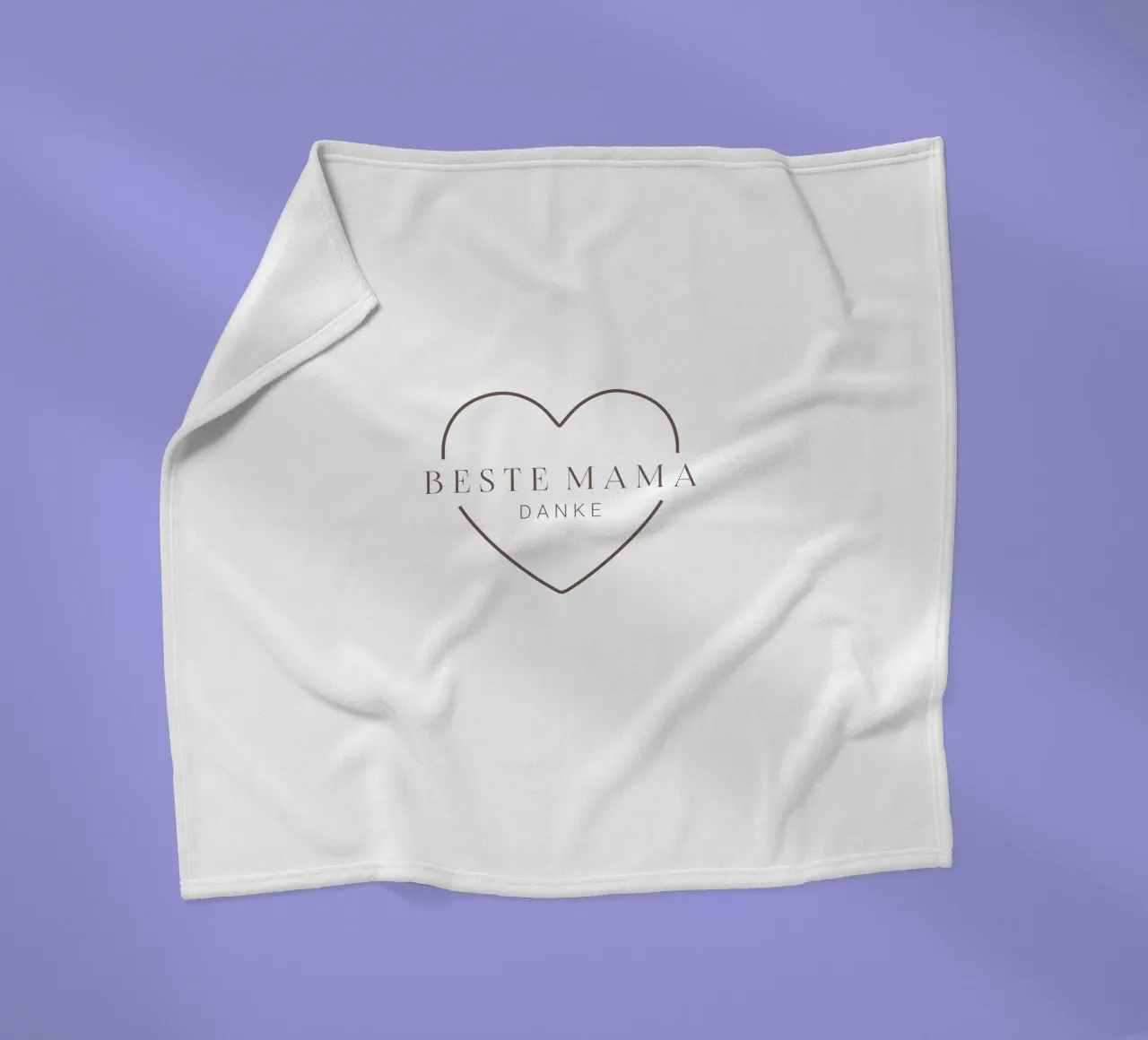 Full with love fleece blanket by Kartenliebe