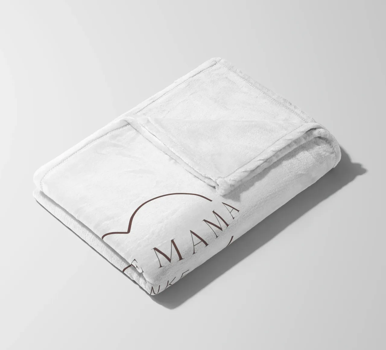 Full with love fleece blanket by Kartenliebe