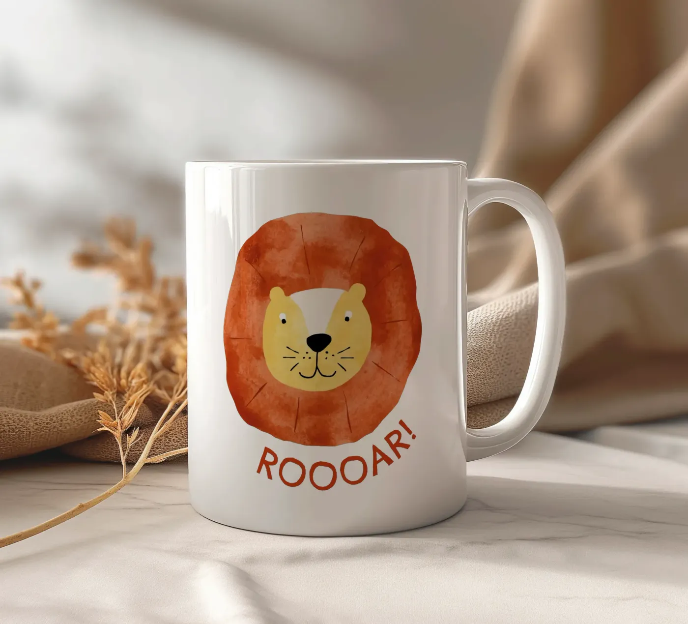 Roooar! ceramic mug by Fraysein Design