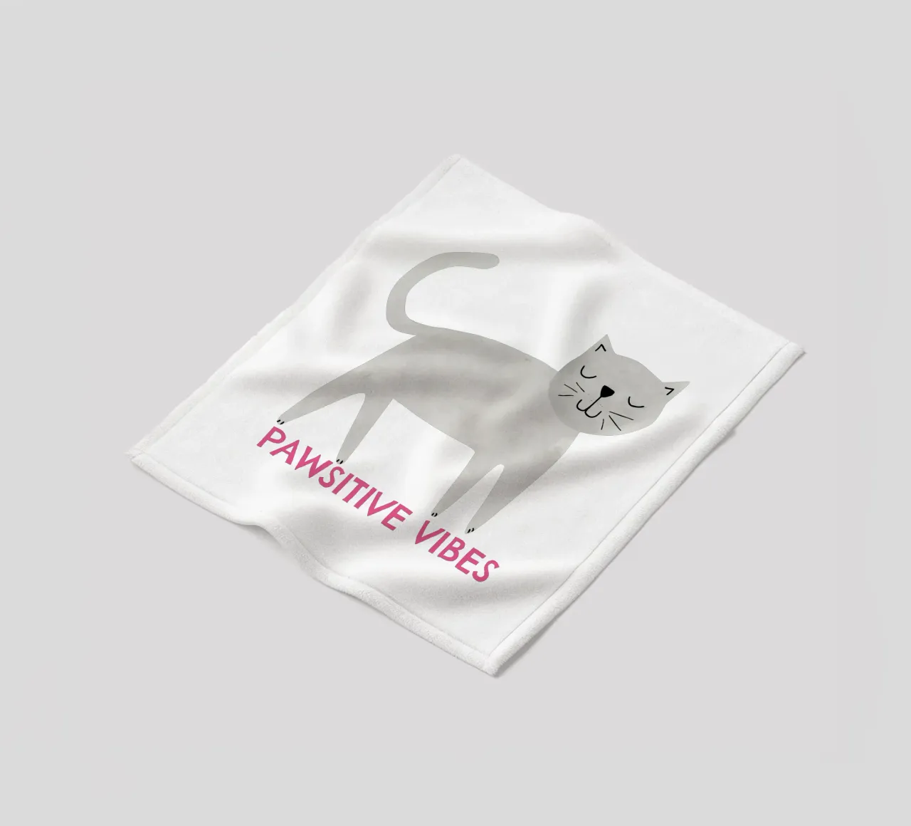 Pawsitive vibes coperta in pile da Fraysein Design