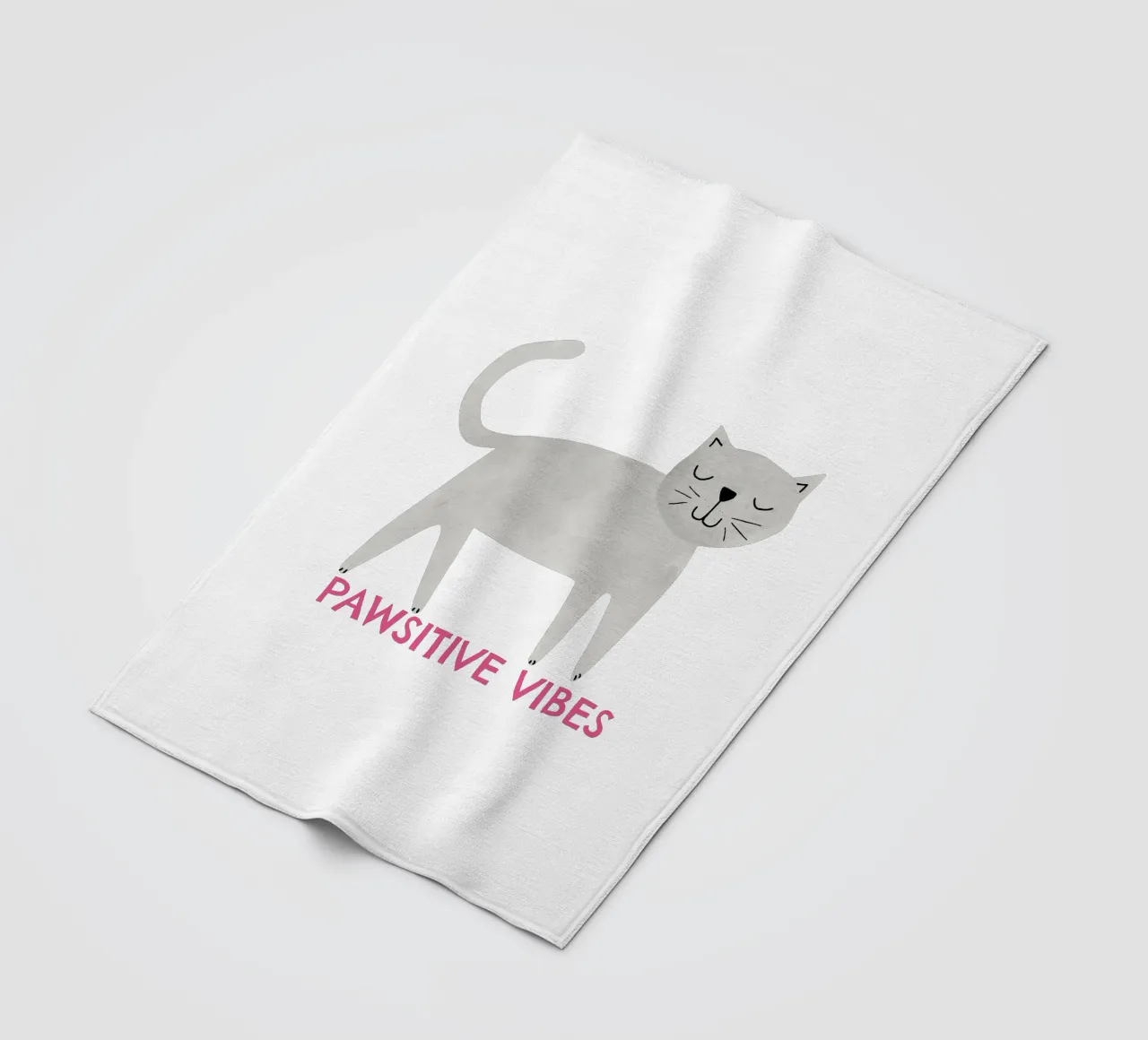 Pawsitive vibes coperta in pile da Fraysein Design