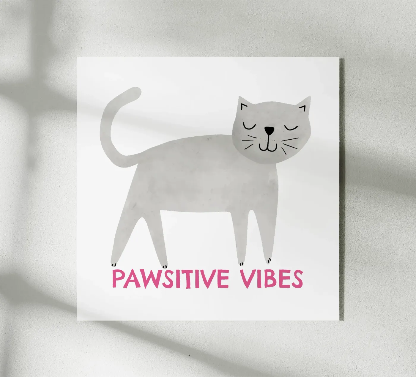 Pawsitive vibes plexiglass da Fraysein Design