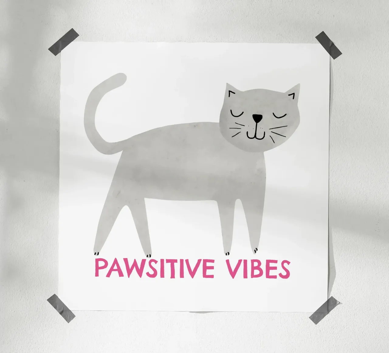 Pawsitive vibes carta hahnemühle da Fraysein Design