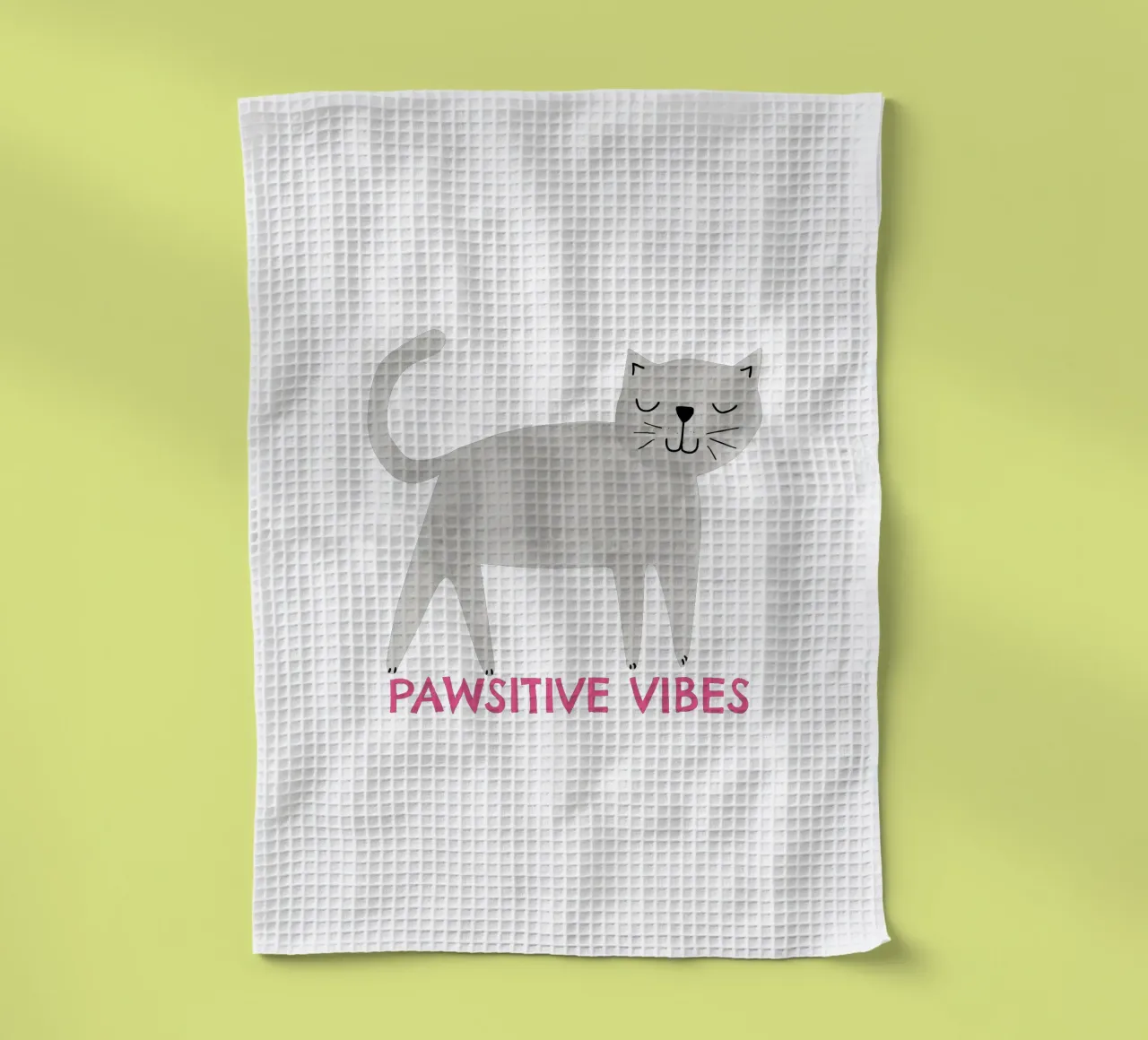 Pawsitive vibes canovaccio da cucina da Fraysein Design