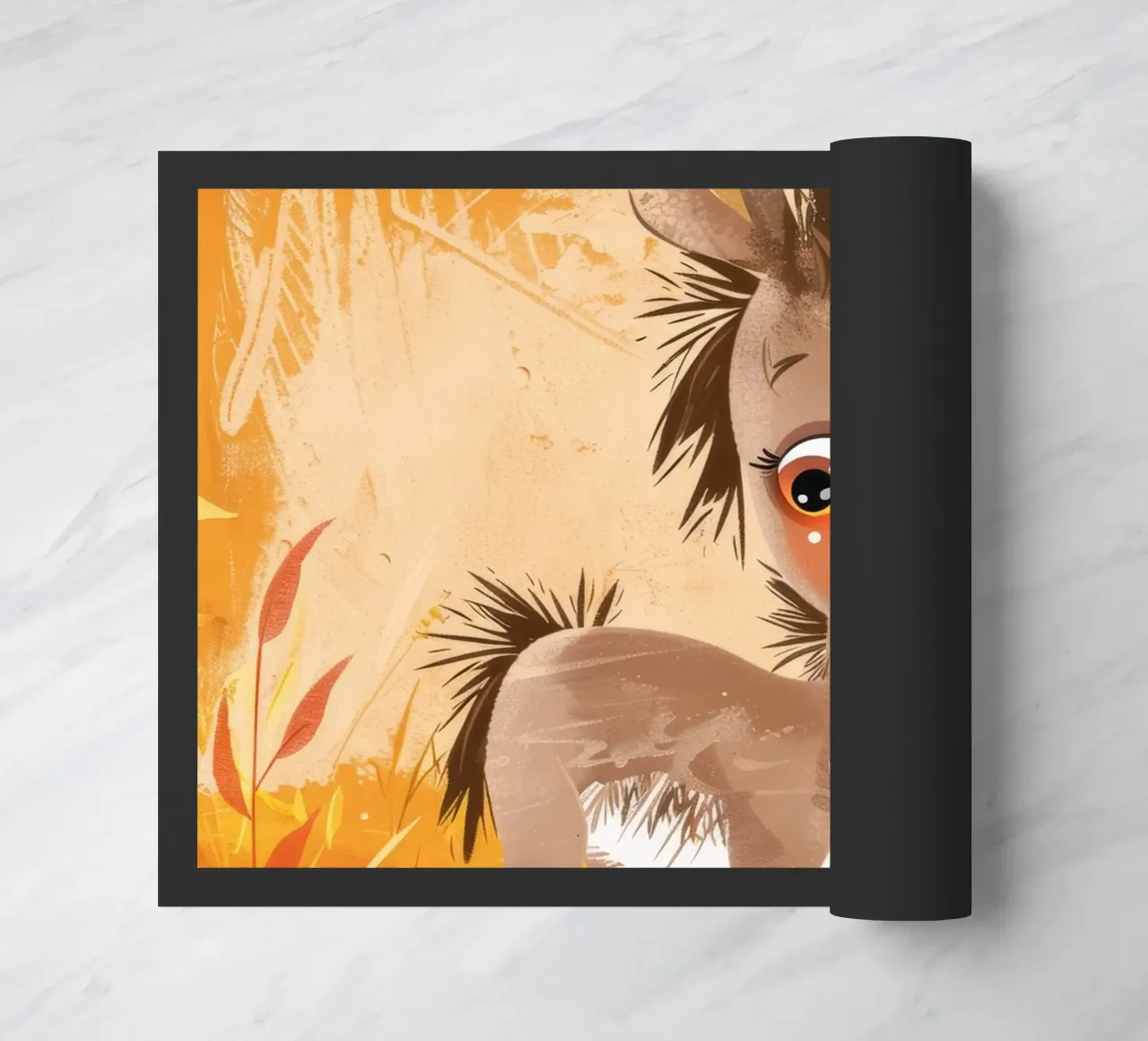 simpatico asinello sorridente zerbino da DesignDoodle