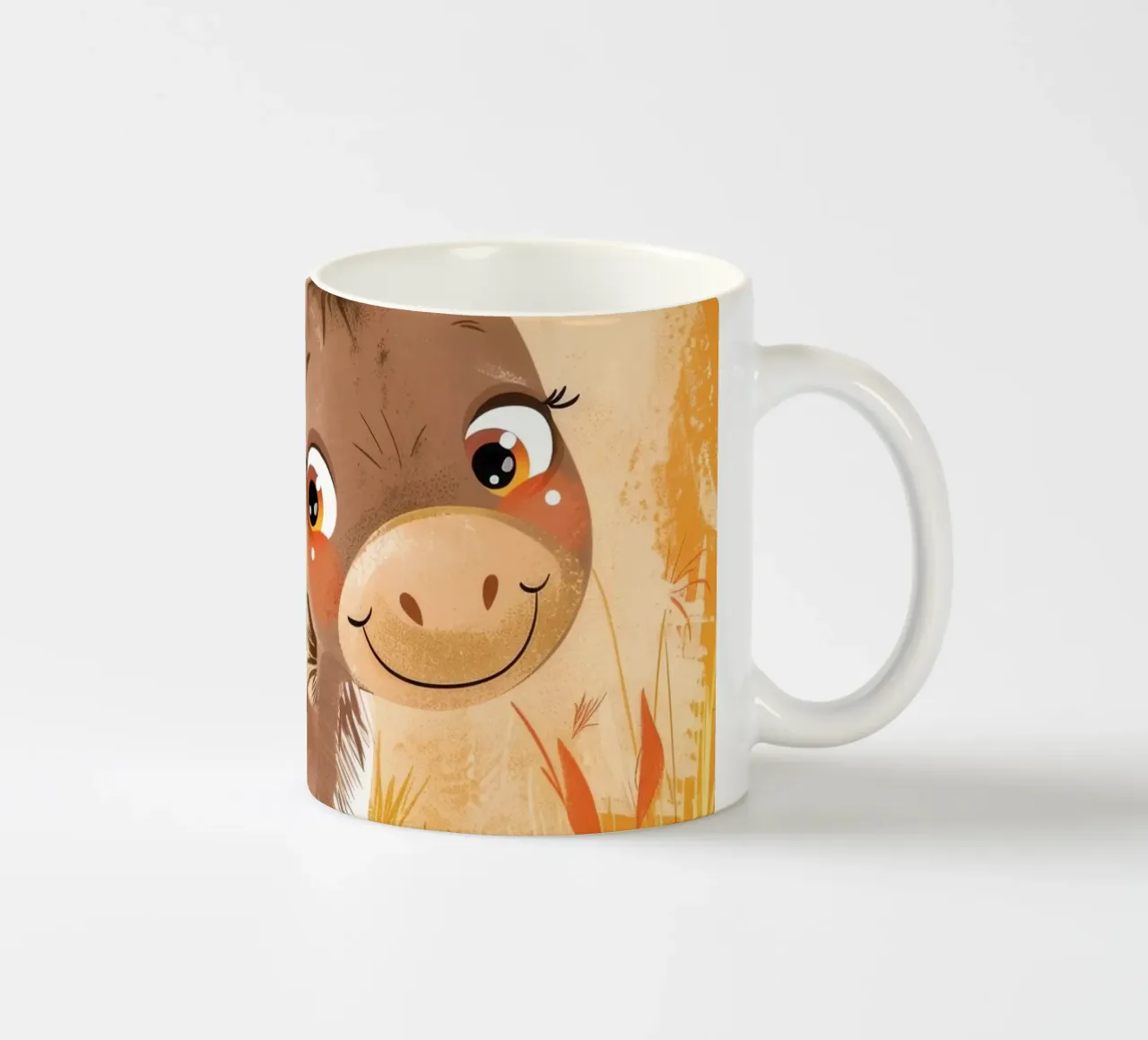 simpatico asinello sorridente tazza in ceramica da DesignDoodle