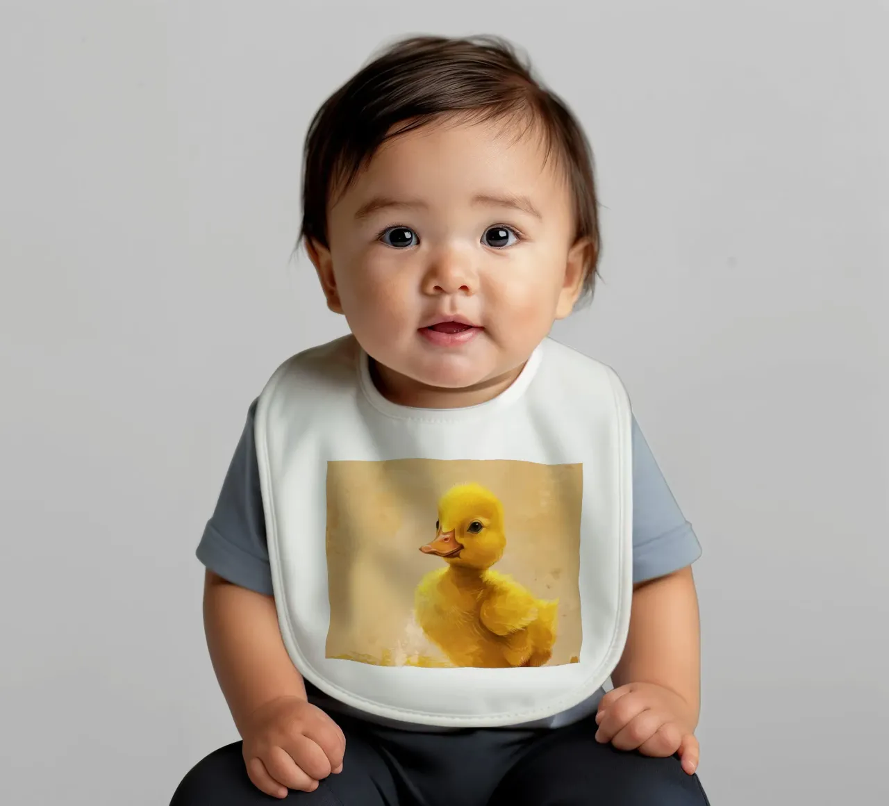 Anatra gialla eccentrica bavaglino da DesignDoodle