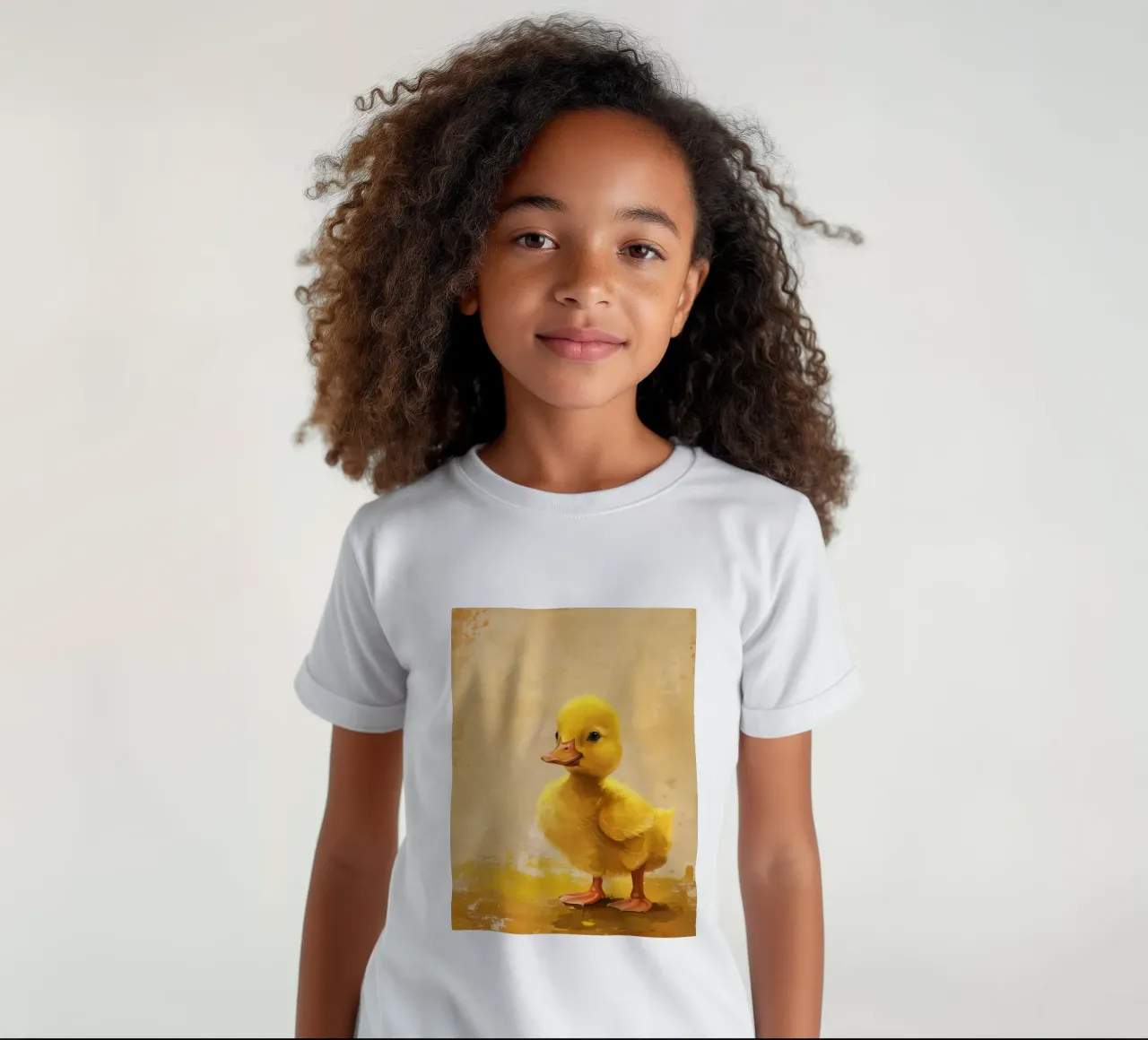 Eigenzinnige Gele Eend kinder t-shirt van DesignDoodle