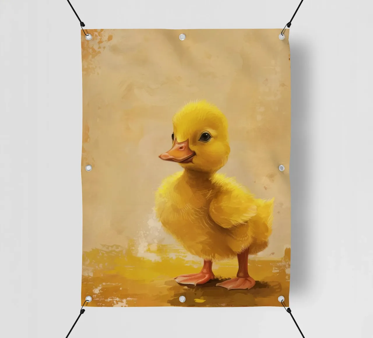Anatra gialla eccentrica telo in pvc da DesignDoodle