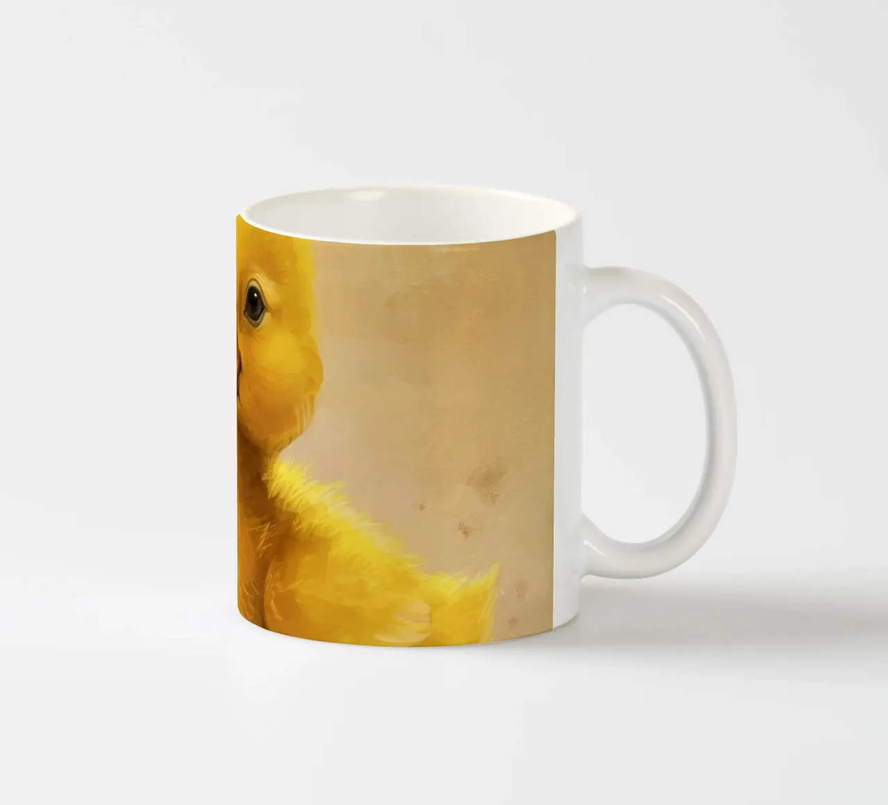 Anatra gialla eccentrica tazza in ceramica da DesignDoodle