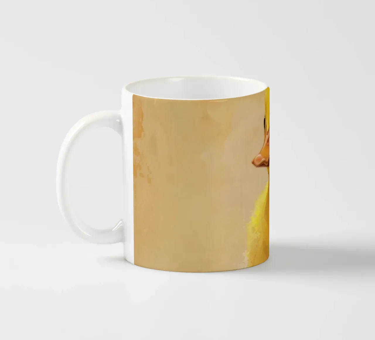 Anatra gialla eccentrica tazza in ceramica da DesignDoodle