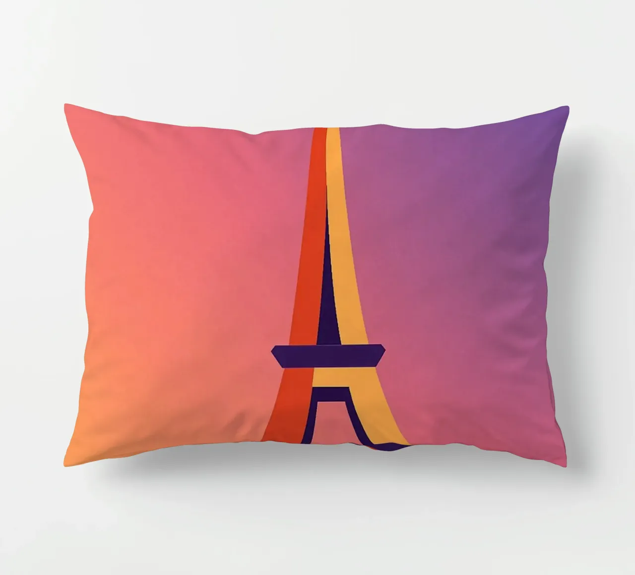 PARIGI - La Tour Eiffel in un tramonto grafico cuscino da JETLAG | affiches voyage