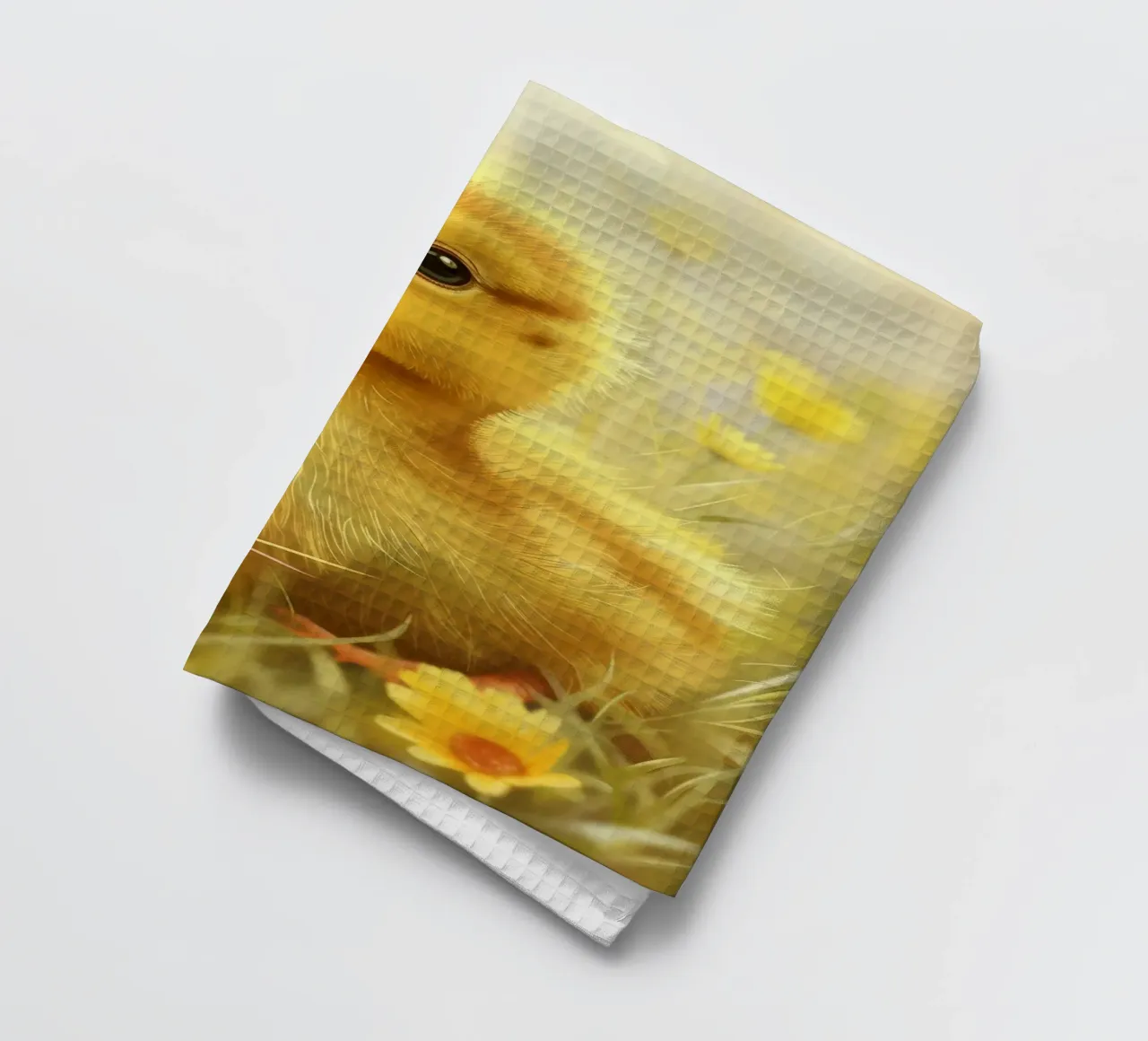 Anatra selvatica dorata canovaccio da cucina da DesignDoodle