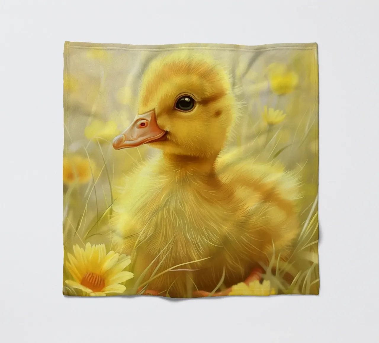 Anatra selvatica dorata coperta in pile da DesignDoodle