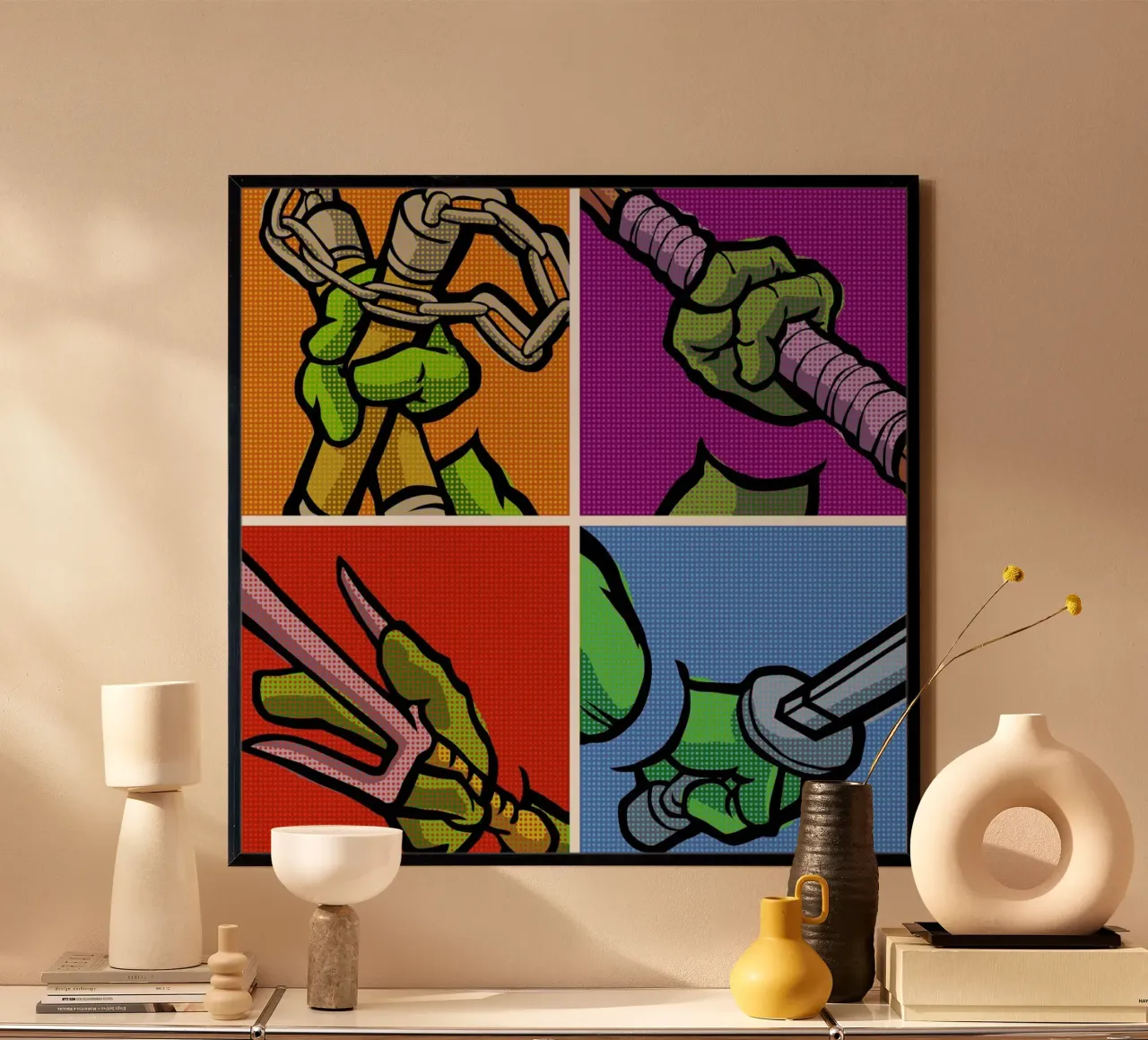 Lichtenstein Pop Martial Art Combo carta hahnemühle da Butcher Billy