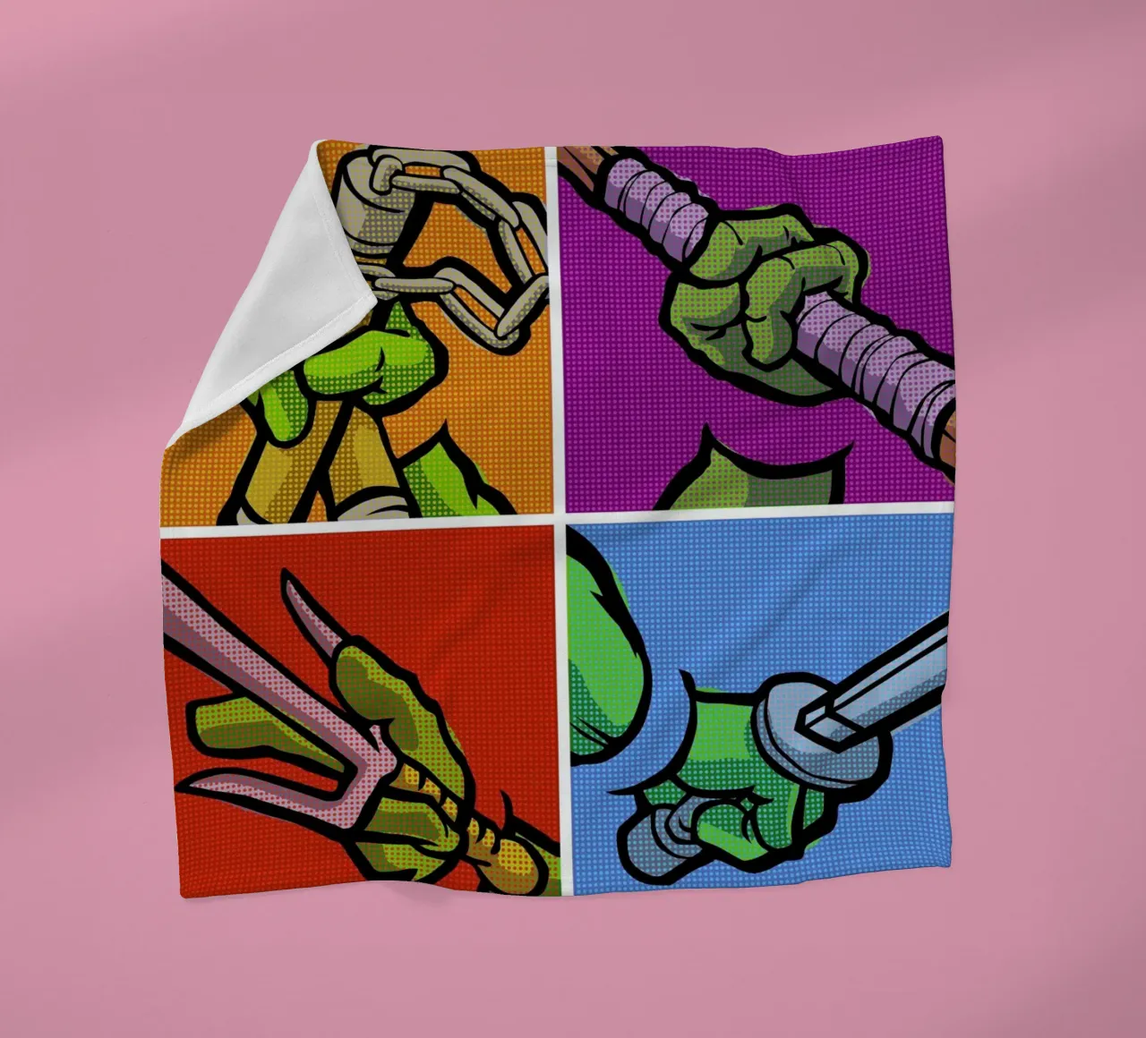 Lichtenstein Pop Martial Art Combo coperta in pile da Butcher Billy
