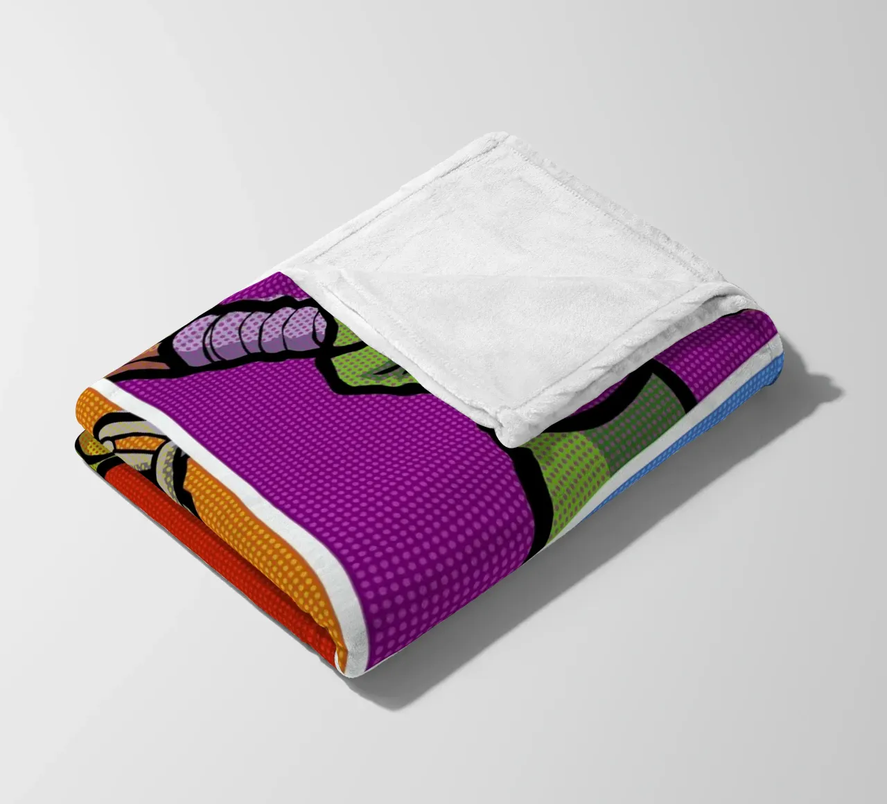 Lichtenstein Pop Martial Art Combo coperta in pile da Butcher Billy