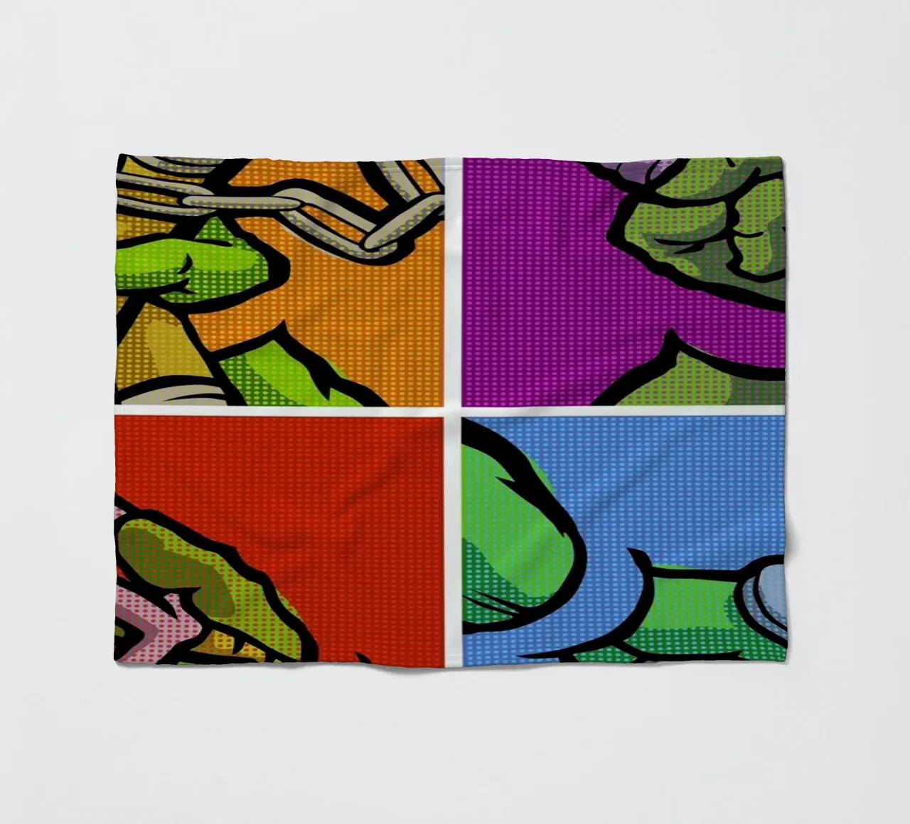 Lichtenstein Pop Martial Art Combo coperta in pile da Butcher Billy