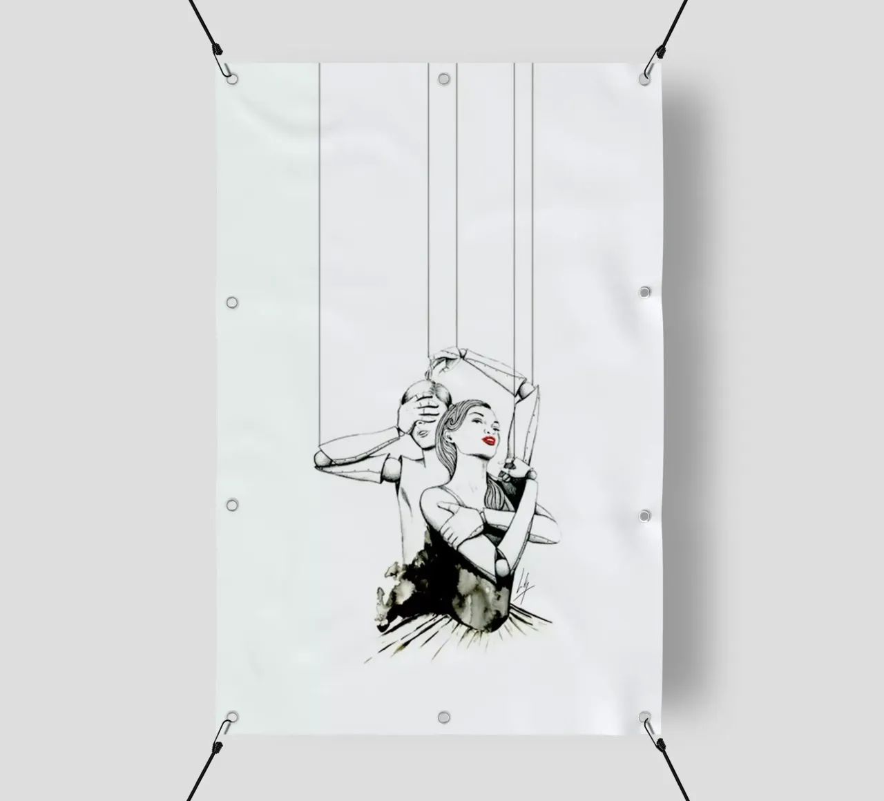 Embrace telo in pvc da Libby Watkins