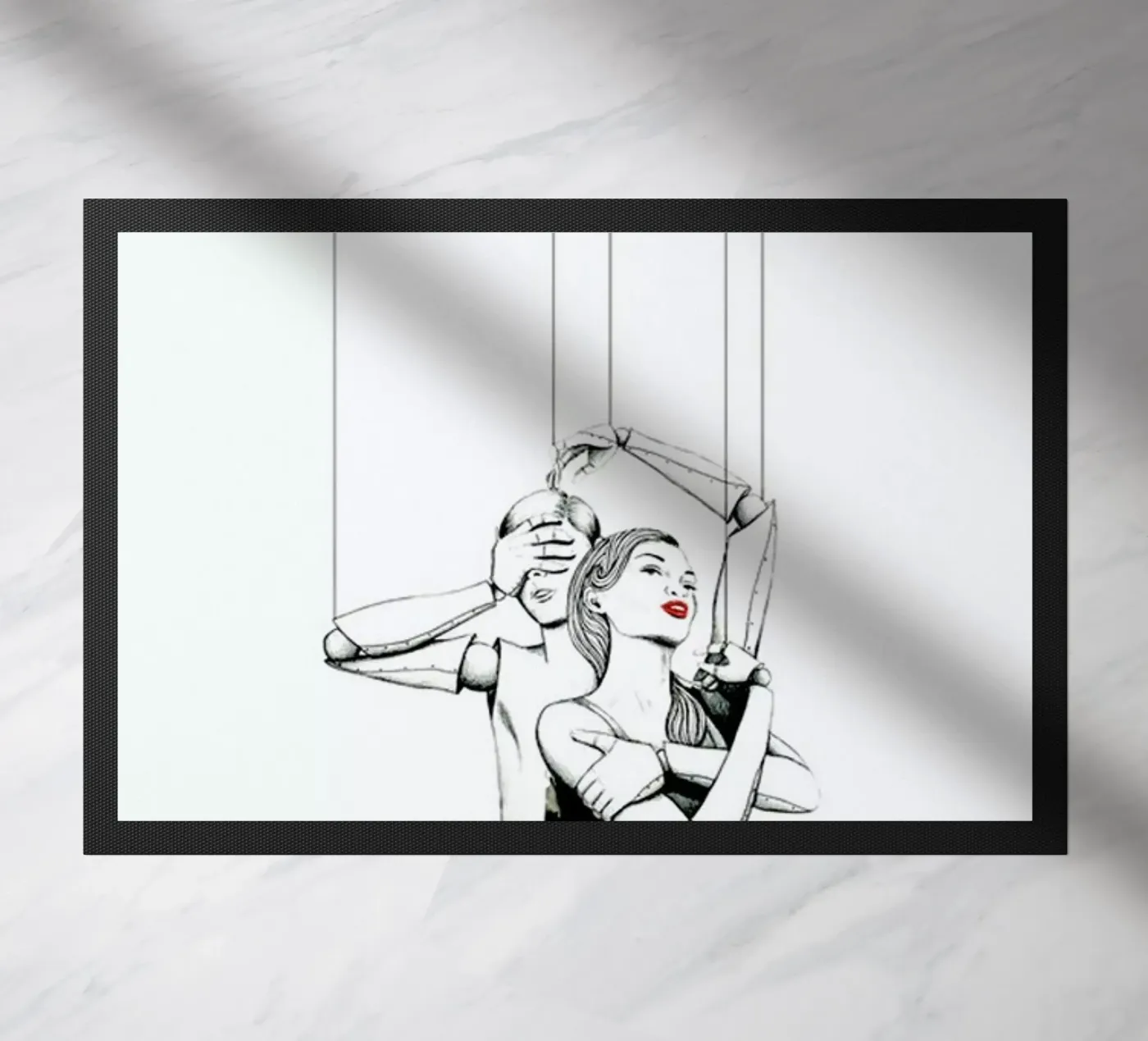 Embrace doormat by Libby Watkins