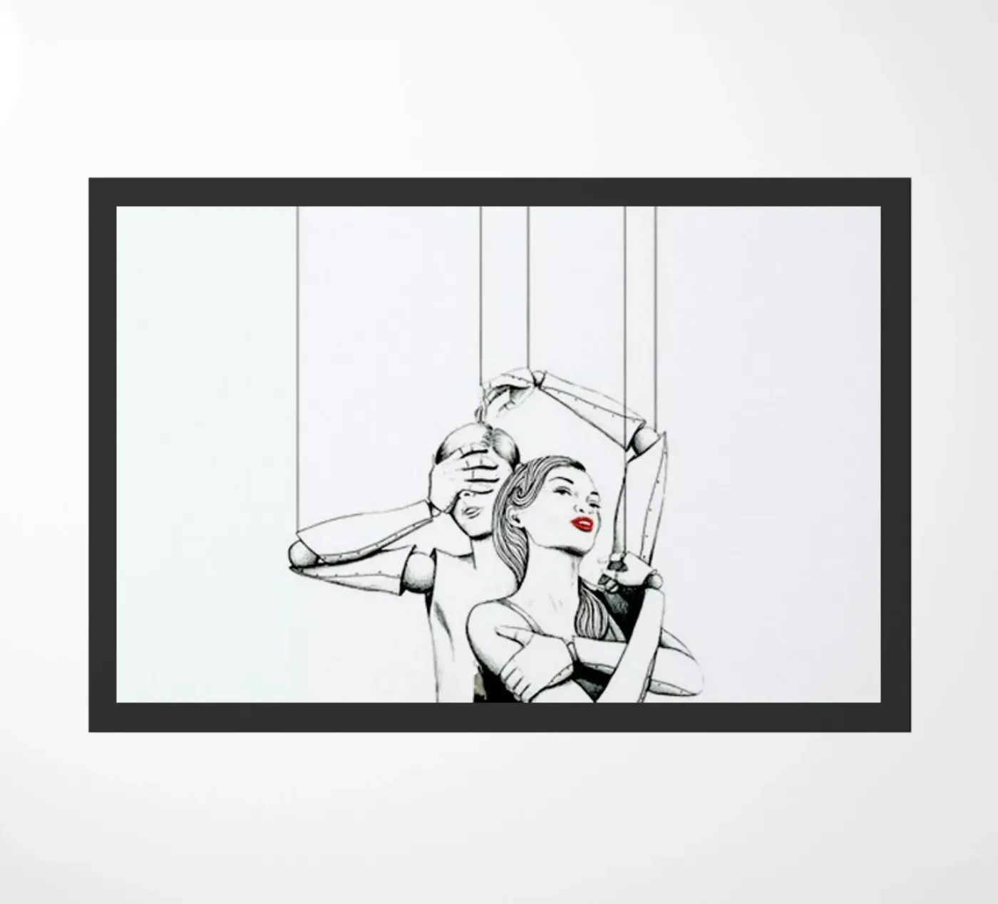 Embrace doormat by Libby Watkins