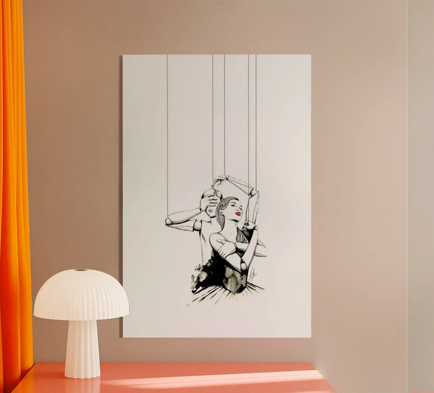 Embrace acrylic glass by Libby Watkins