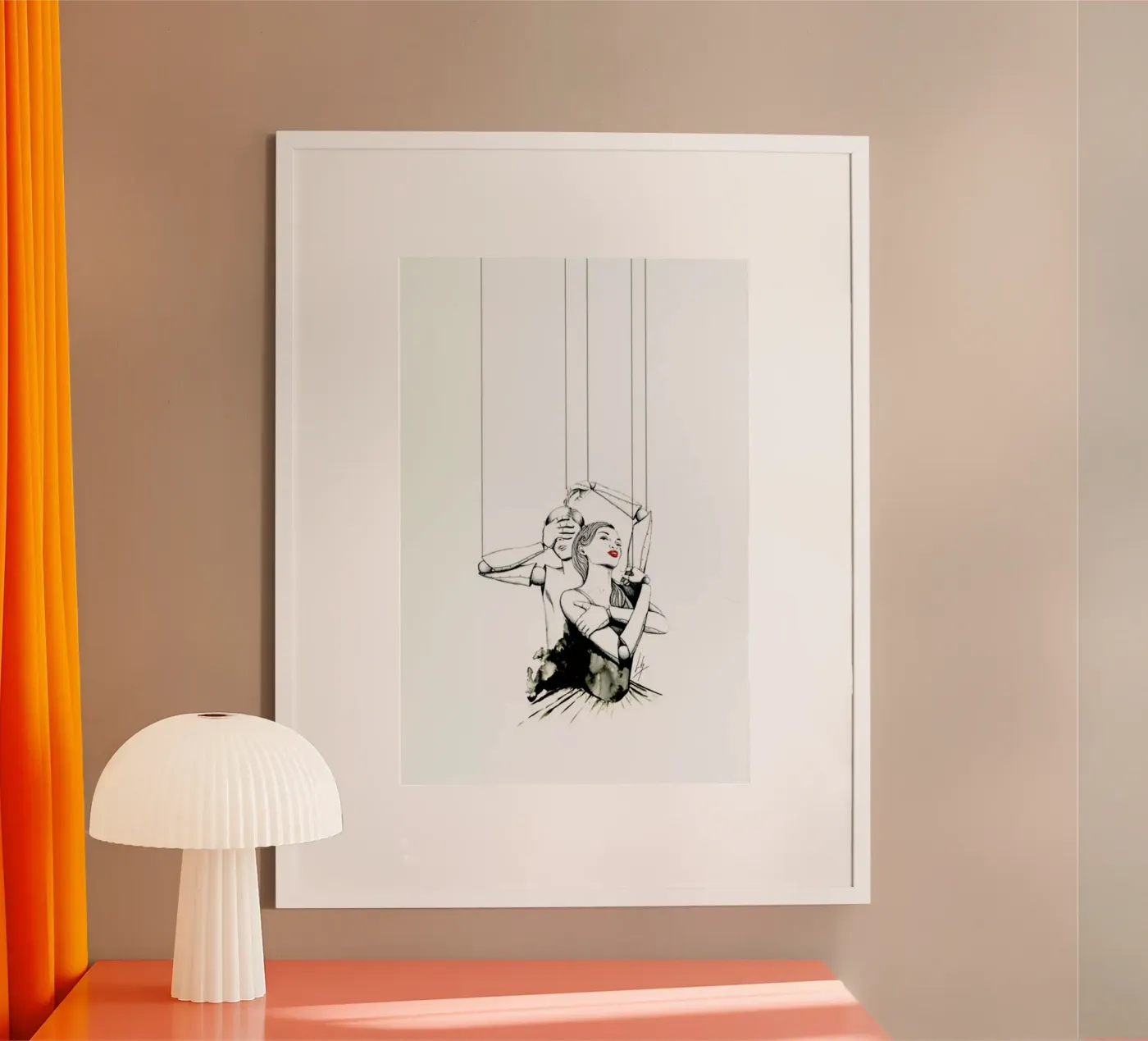 Embrace poster by Libby Watkins