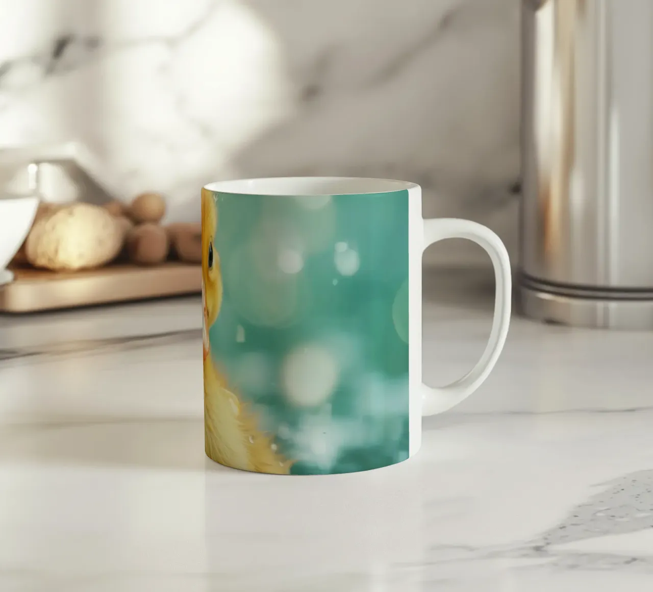 Sguardo da anatroccolo gorgogliante tazza in ceramica da DesignDoodle