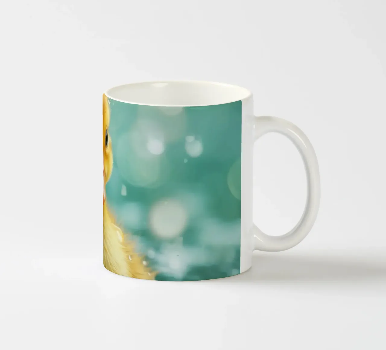 Sguardo da anatroccolo gorgogliante tazza in ceramica da DesignDoodle
