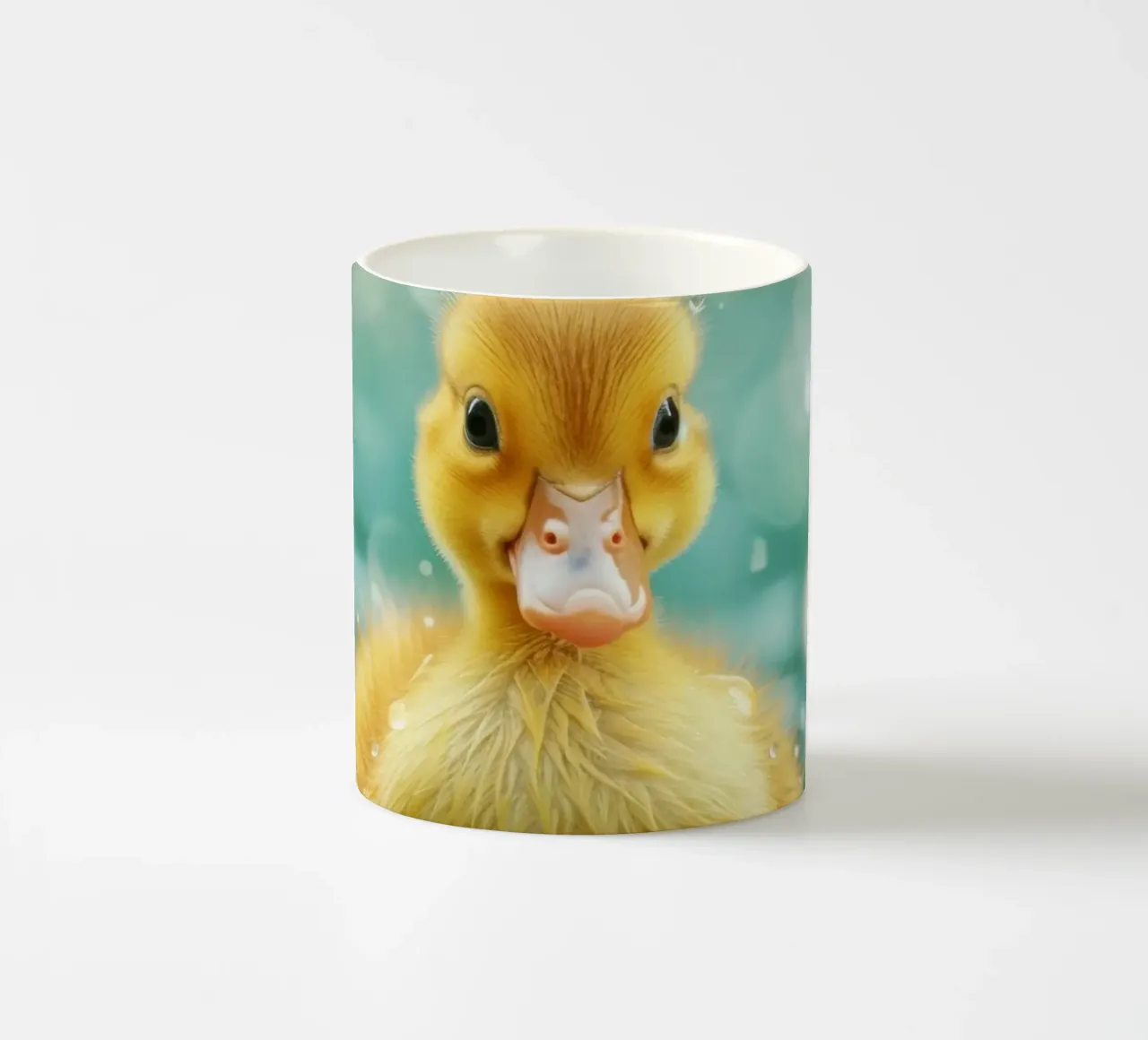 Sguardo da anatroccolo gorgogliante tazza in ceramica da DesignDoodle
