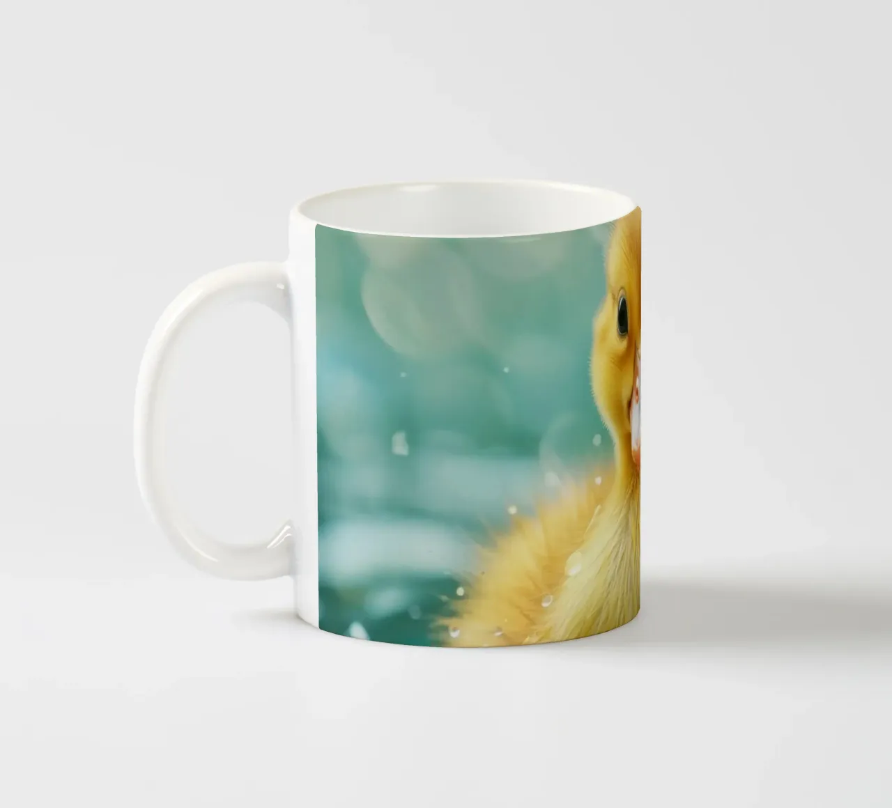 Sguardo da anatroccolo gorgogliante tazza in ceramica da DesignDoodle