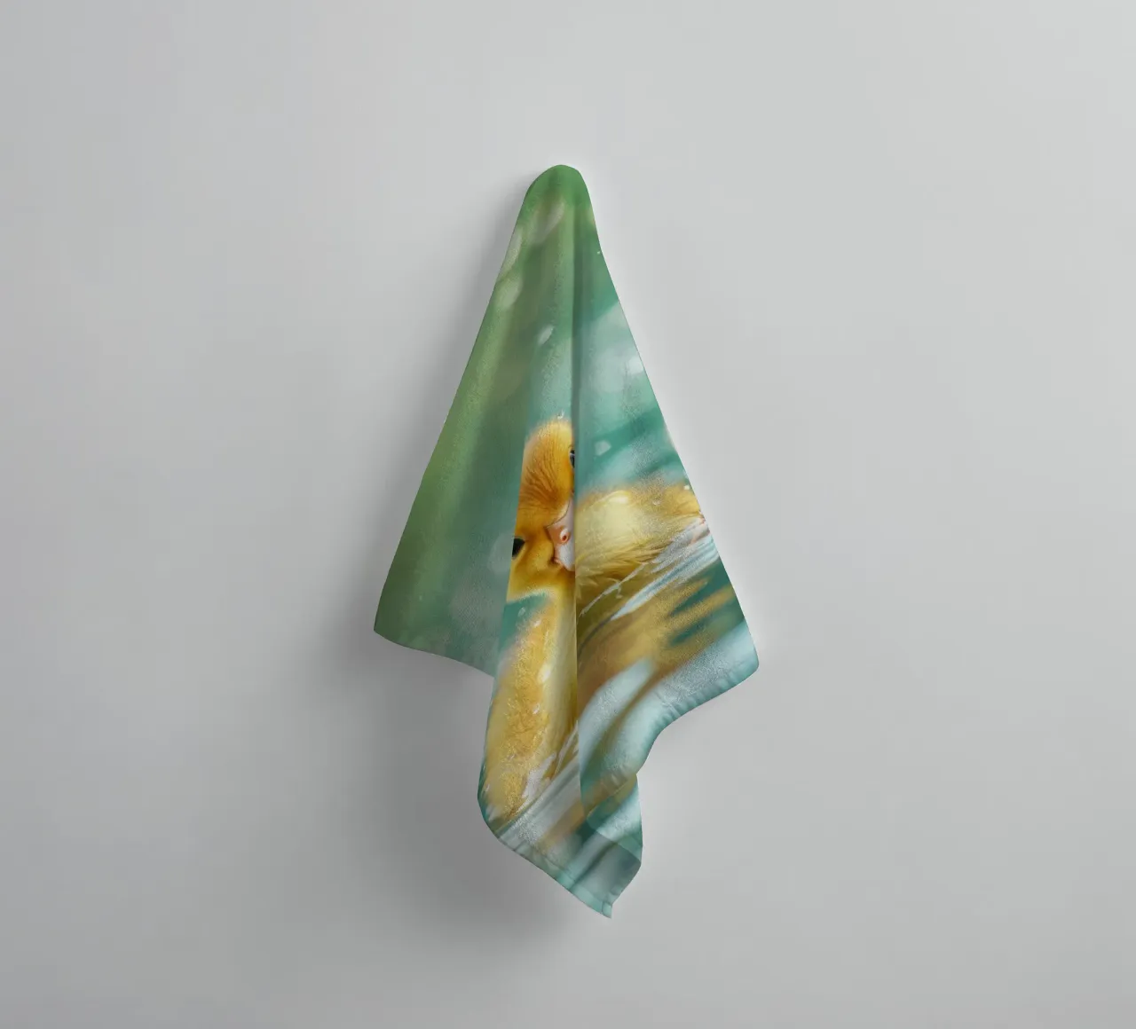 Bubbling Duckling Gaze Handtuch von DesignDoodle