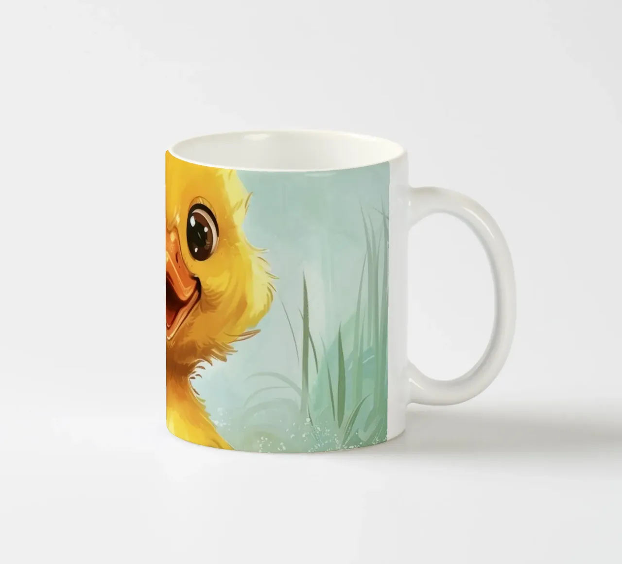 Anatra nuotatrice felice tazza in ceramica da DesignDoodle