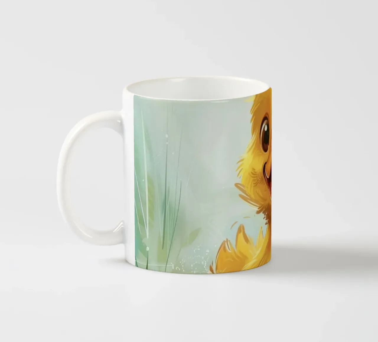 Anatra nuotatrice felice tazza in ceramica da DesignDoodle