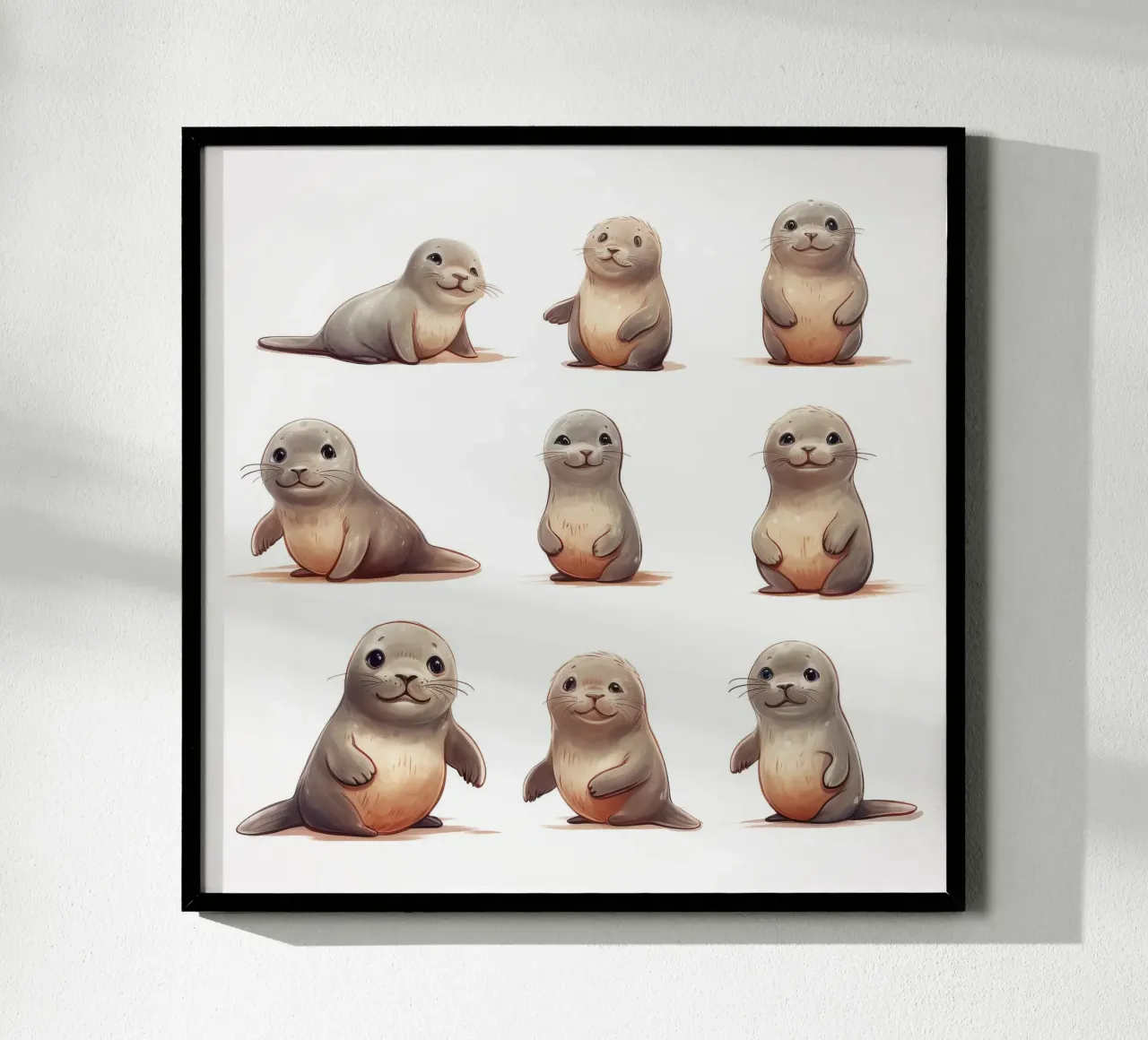 Pandilla Retro Seal hahnemühle de Funny Animals
