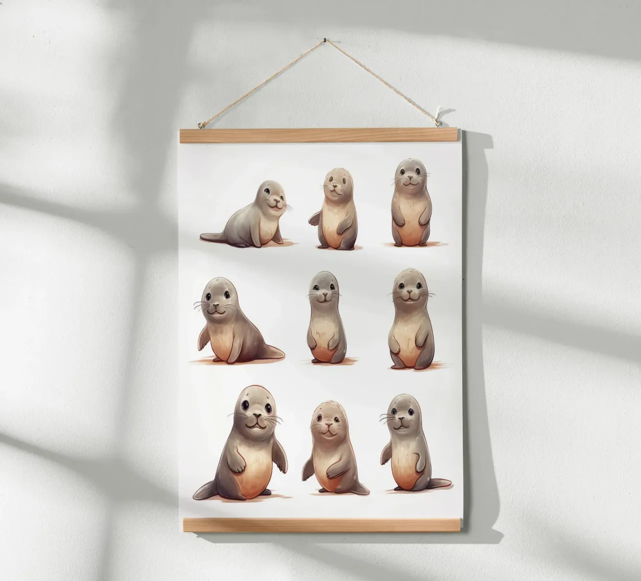 Pandilla Retro Seal hahnemühle de Funny Animals