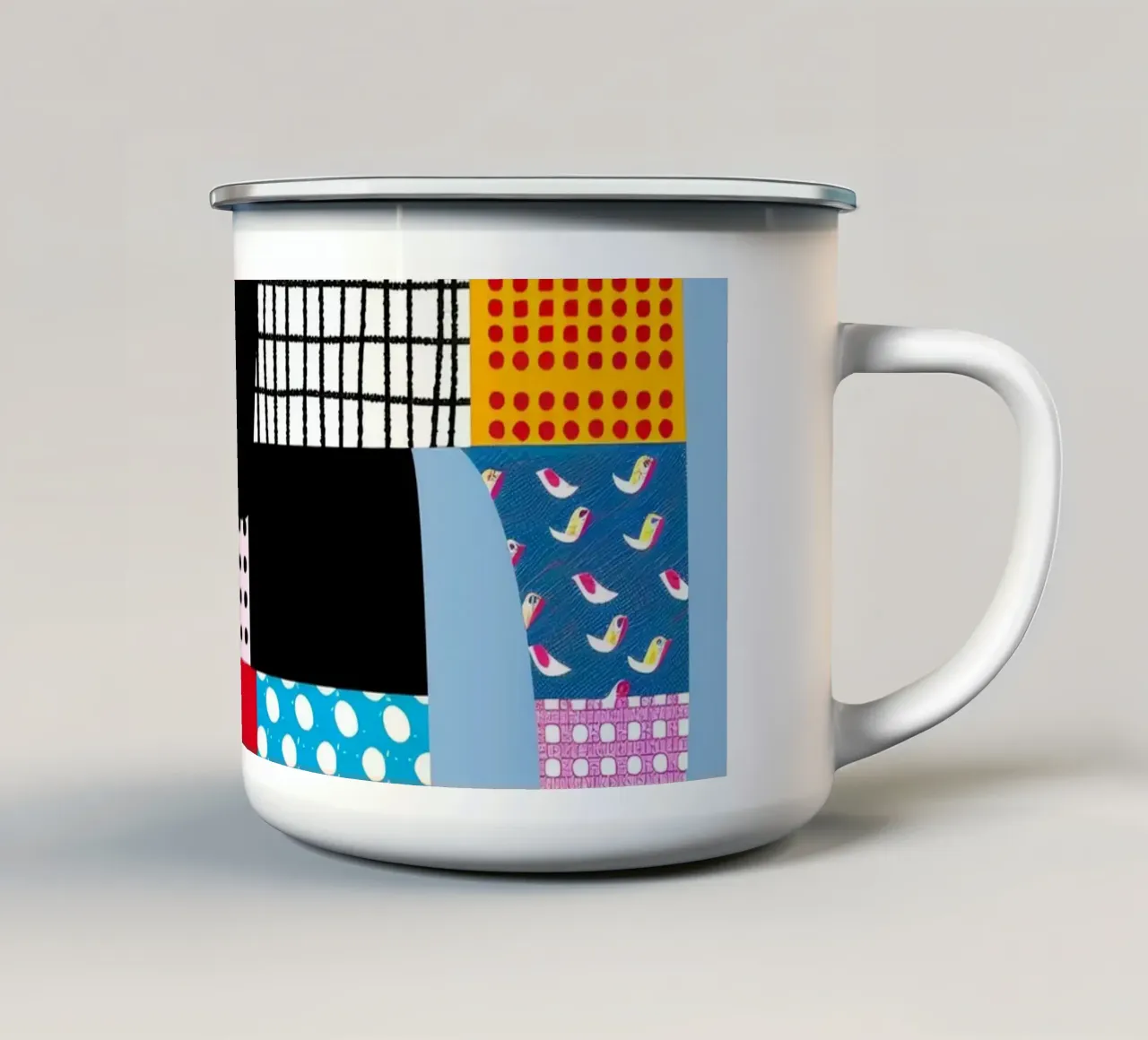 Elefante guancia paffuta tazza in smalto da DesignDoodle